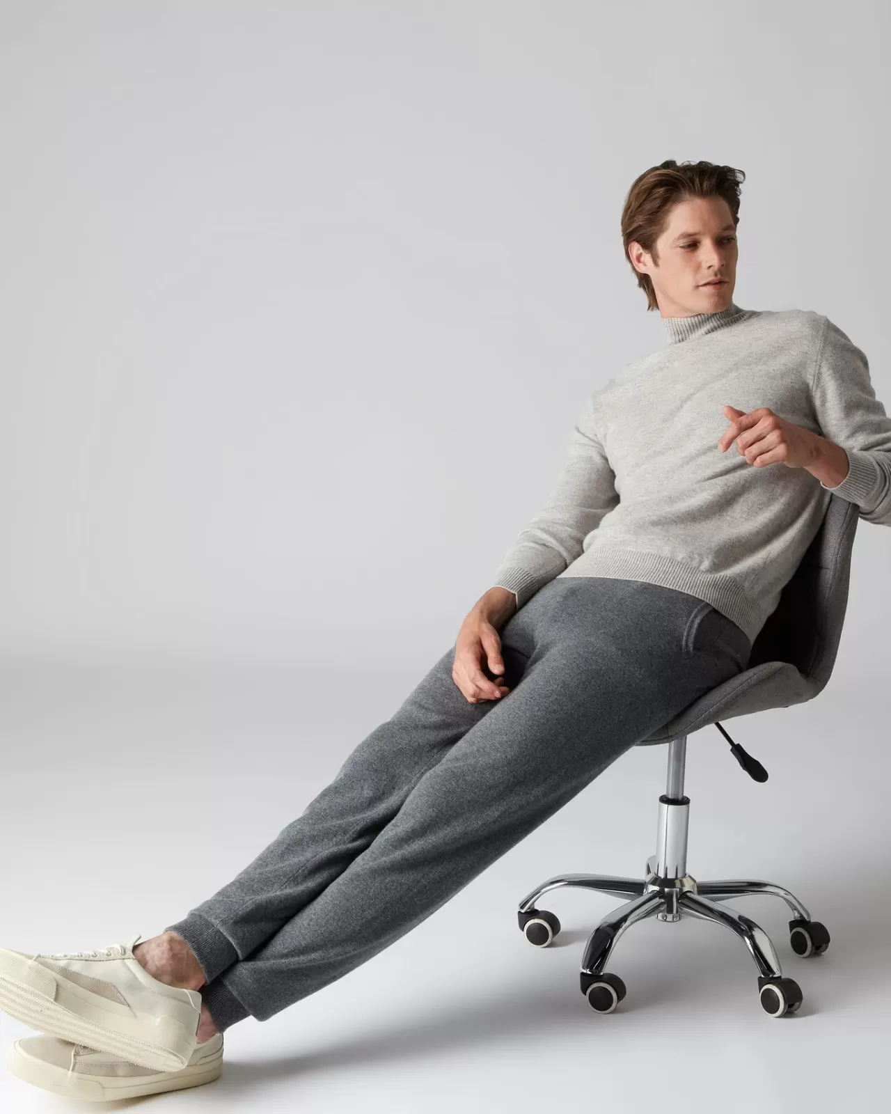 Men N.Peal Roll Necks | Men'S Turtle Neck Cashmere Jumper