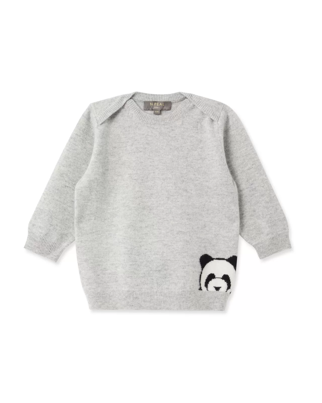 Children N.Peal Baby | Panda Cashmere Jumper