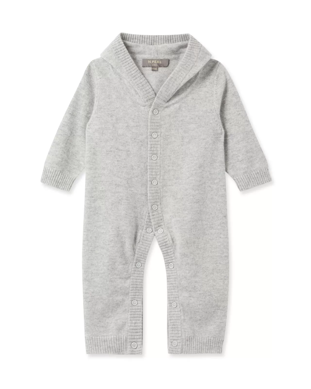 Children N.Peal Baby | Panda Cashmere Sleepsuit