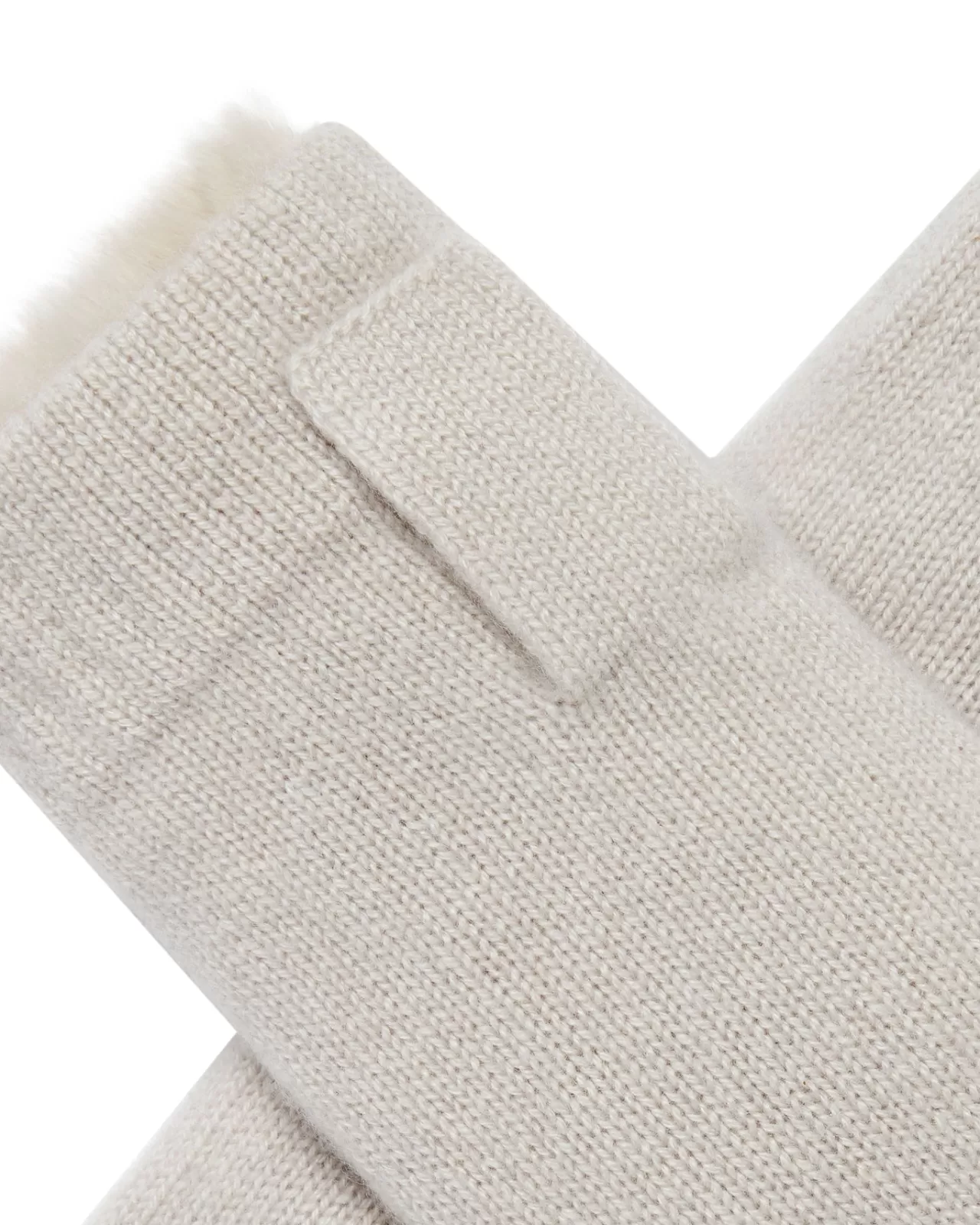 Women N.Peal Gloves | Unisex Fur Lined Fingerless Cashmere Gloves