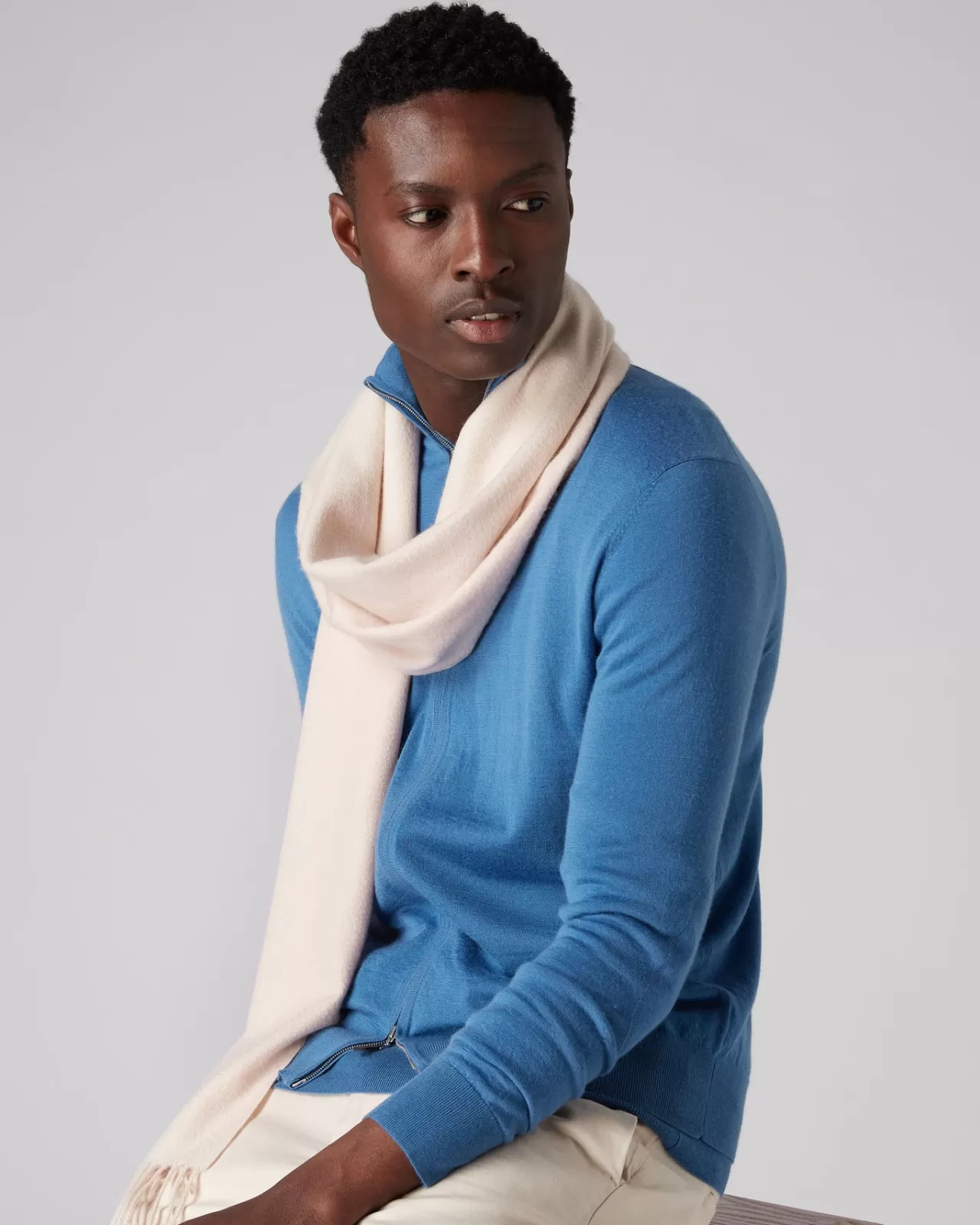 Women N.Peal Cashmere Scarves | Unisex Large Woven Cashmere Scarf