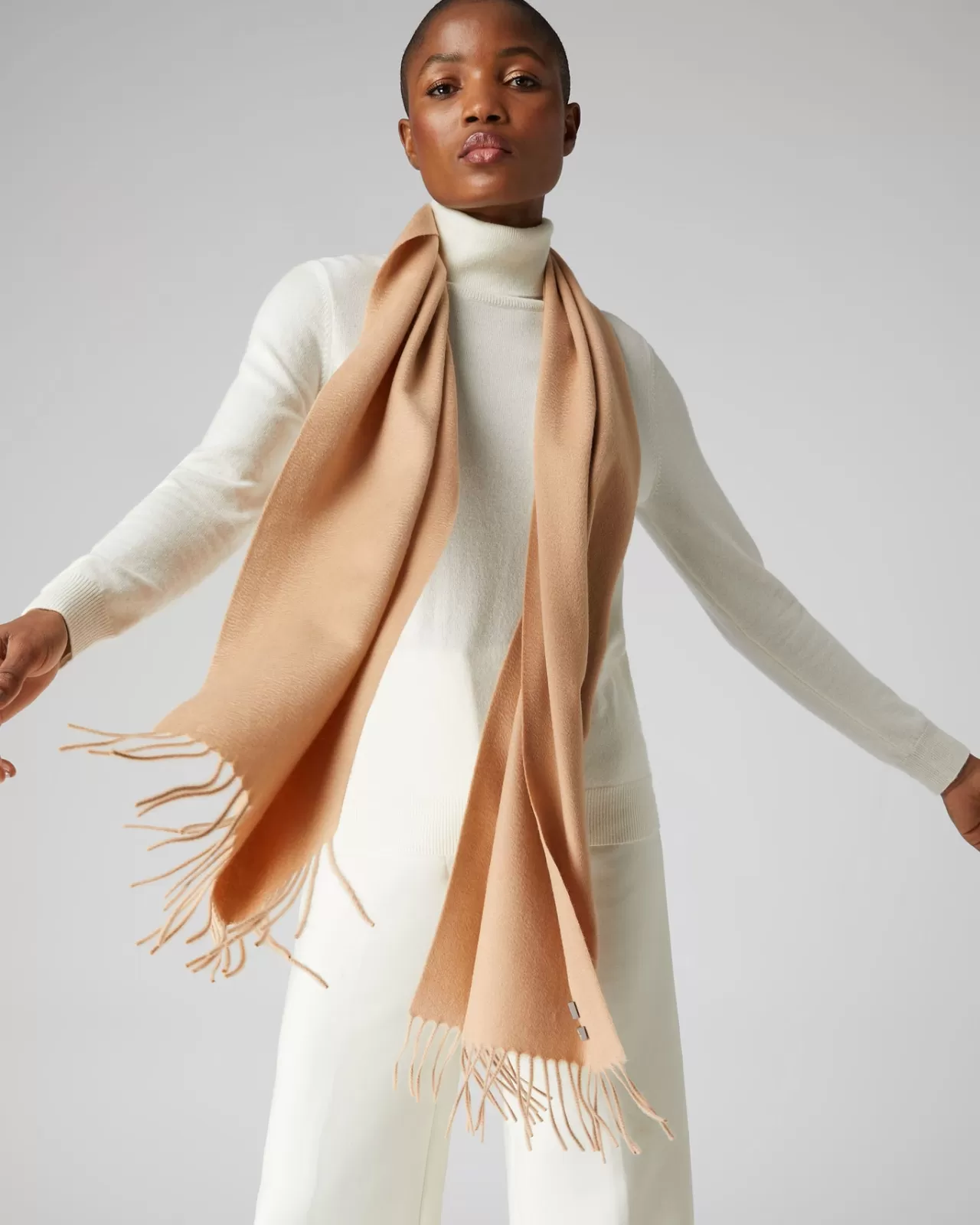 Women N.Peal Cashmere Scarves | Unisex Large Woven Cashmere Scarf