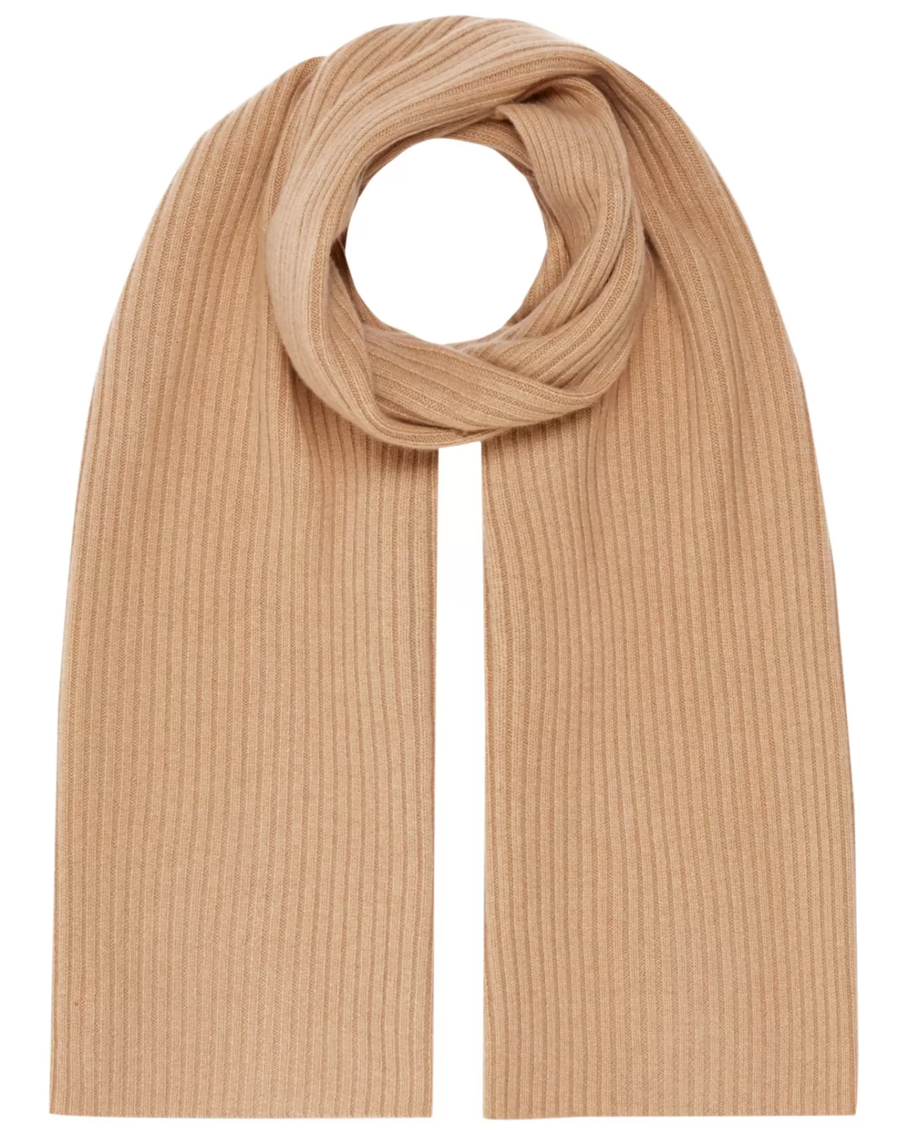 Women N.Peal Cashmere Scarves | Unisex Short Ribbed Cashmere Scarf