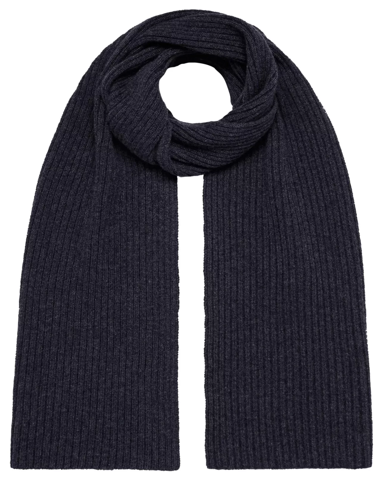 Women N.Peal Cashmere Scarves | Unisex Short Ribbed Cashmere Scarf