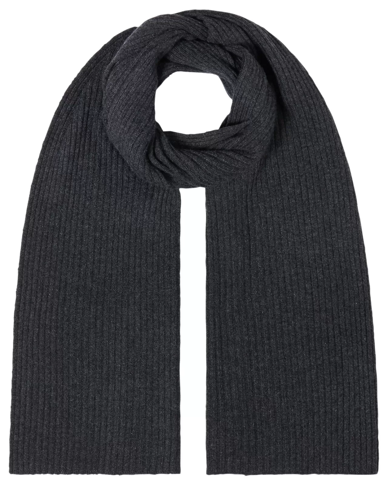 Women N.Peal Cashmere Scarves | Unisex Short Ribbed Cashmere Scarf