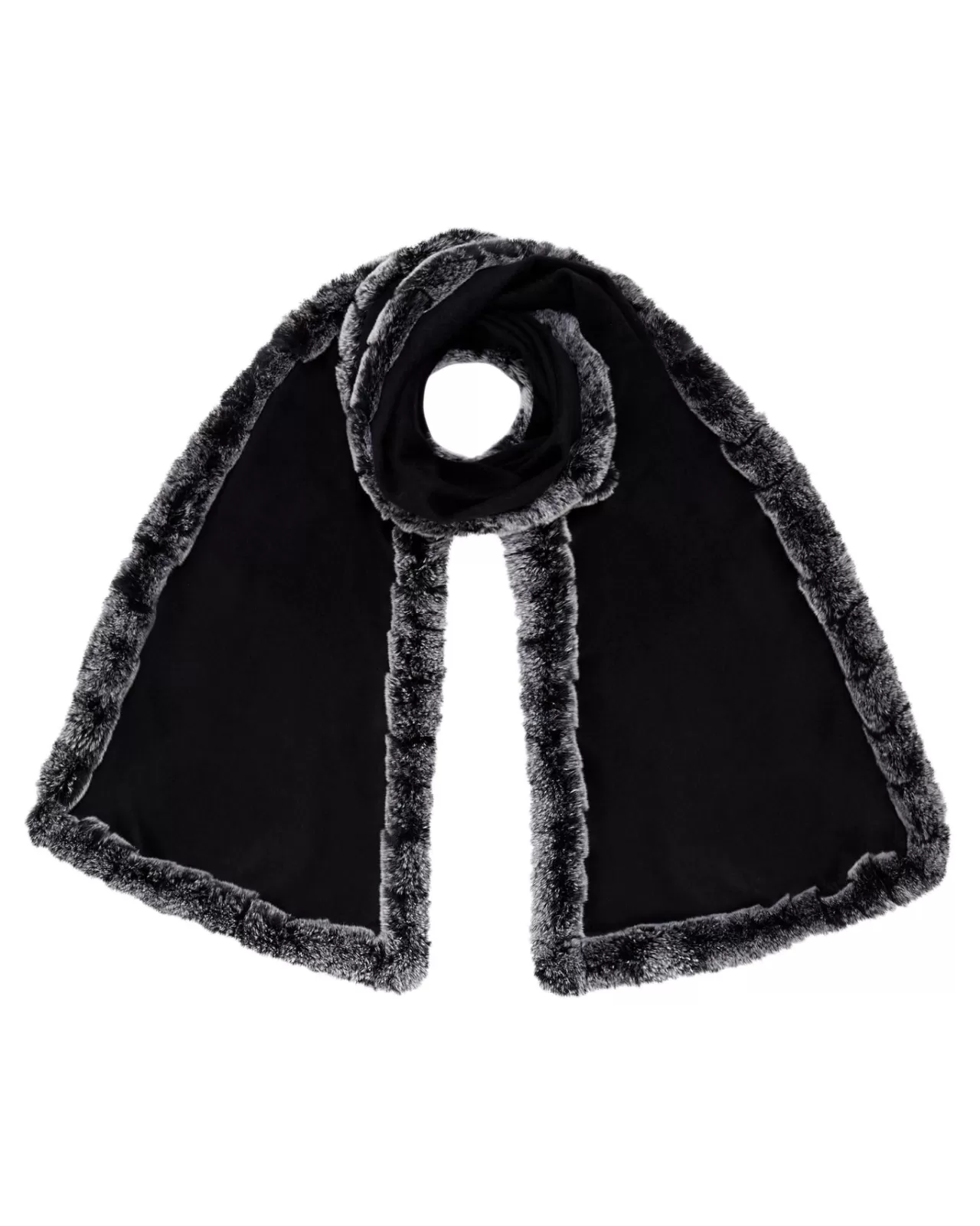 Women N.Peal Cashmere Scarves | Women'S Cashmere Scarf With Fur Trim