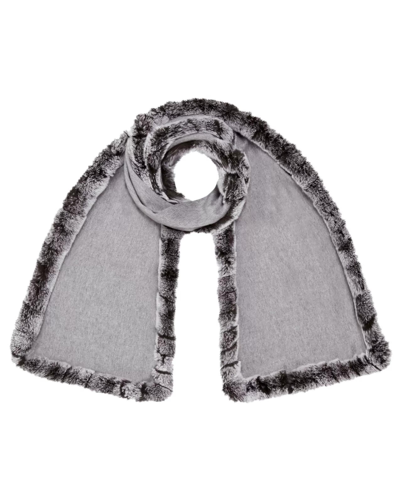 Women N.Peal Cashmere Scarves | Women'S Cashmere Scarf With Fur Trim