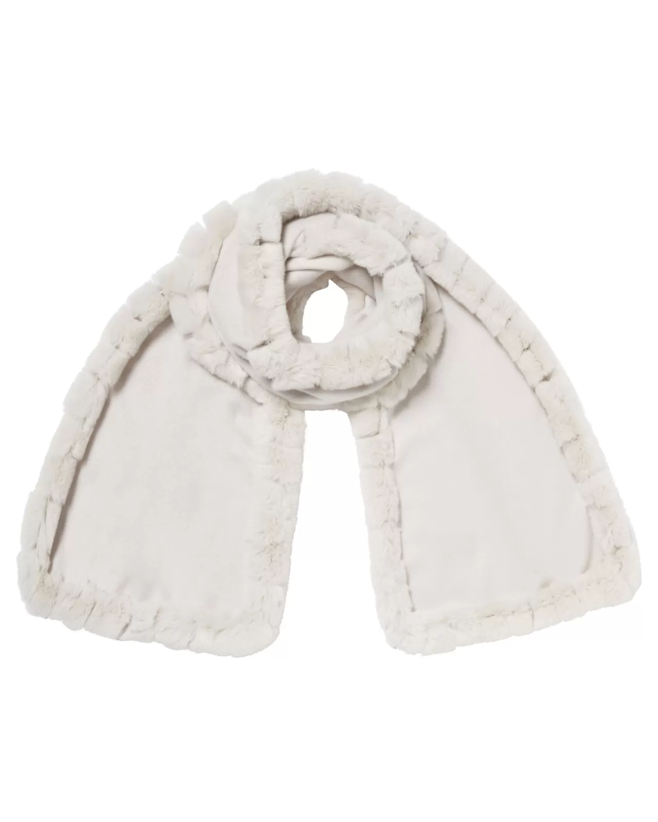 Women N.Peal Cashmere Scarves | Women'S Cashmere Scarf With Fur Trim