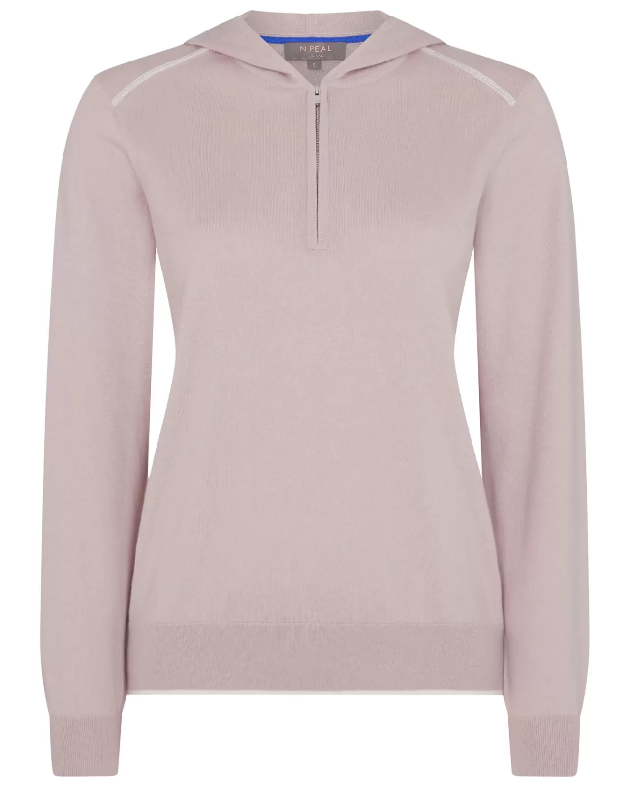 Women N.Peal Half & Full Zip Knitwear | Women'S Cotton Cashmere Hoodie