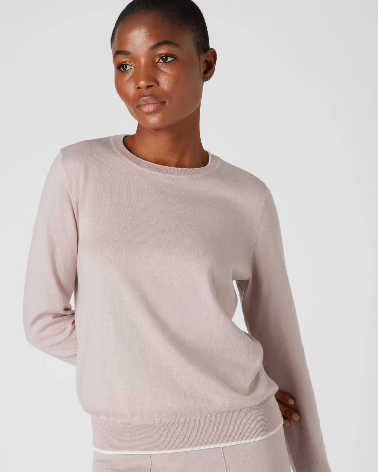 Women N.Peal Round Necks | Women'S Cotton Cashmere Jumper