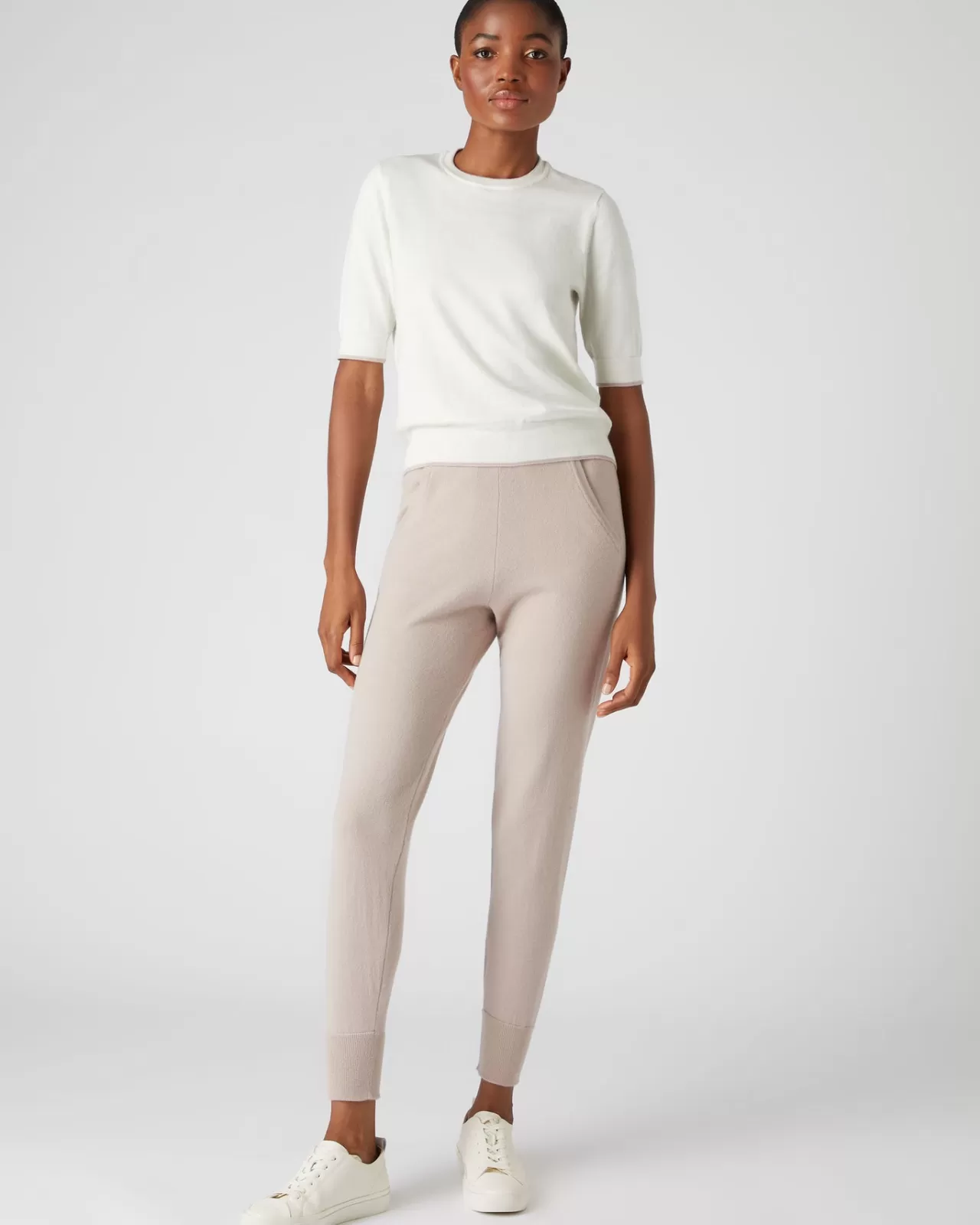 Women N.Peal Tops & T-Shirts | Women'S Cotton Cashmere T Shirt