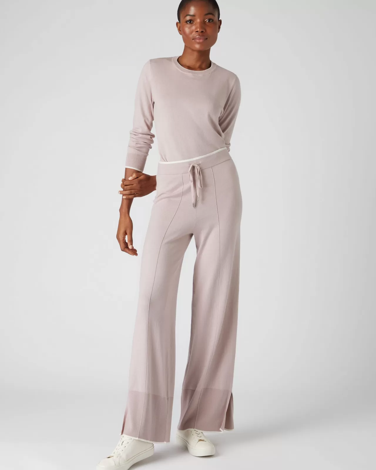 Women N.Peal Leggings & Trousers | Women'S Cotton Cashmere Trousers