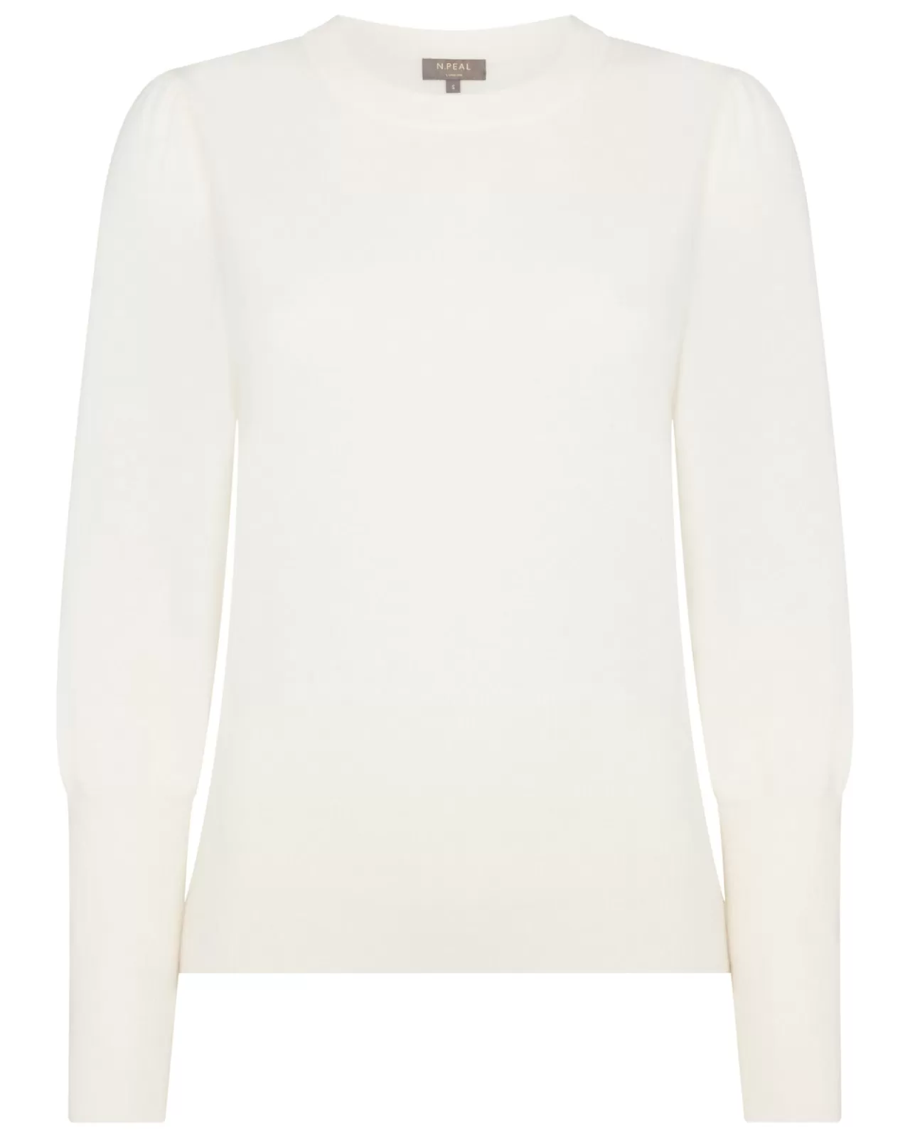 Women N.Peal Round Necks | Women'S Deep Hem Round Neck Cashmere Jumper