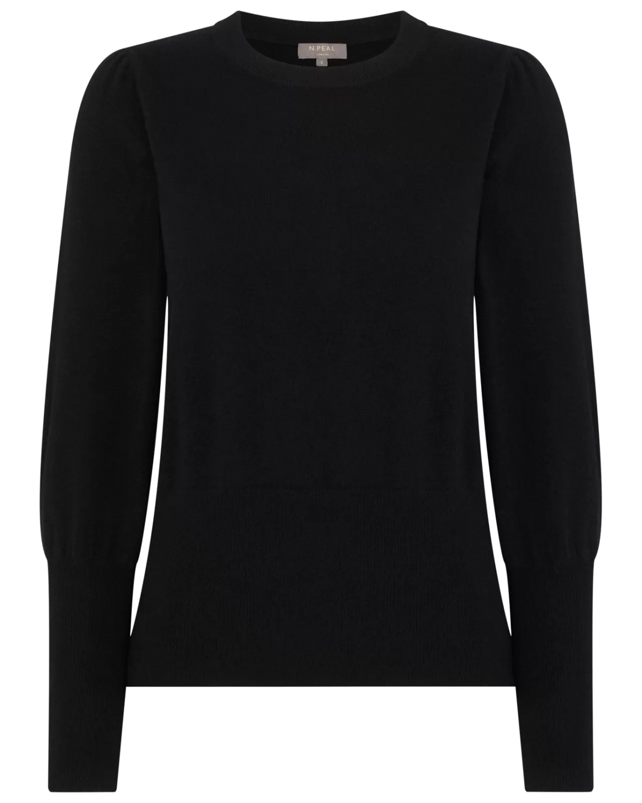 Women N.Peal Round Necks | Women'S Deep Hem Round Neck Cashmere Jumper