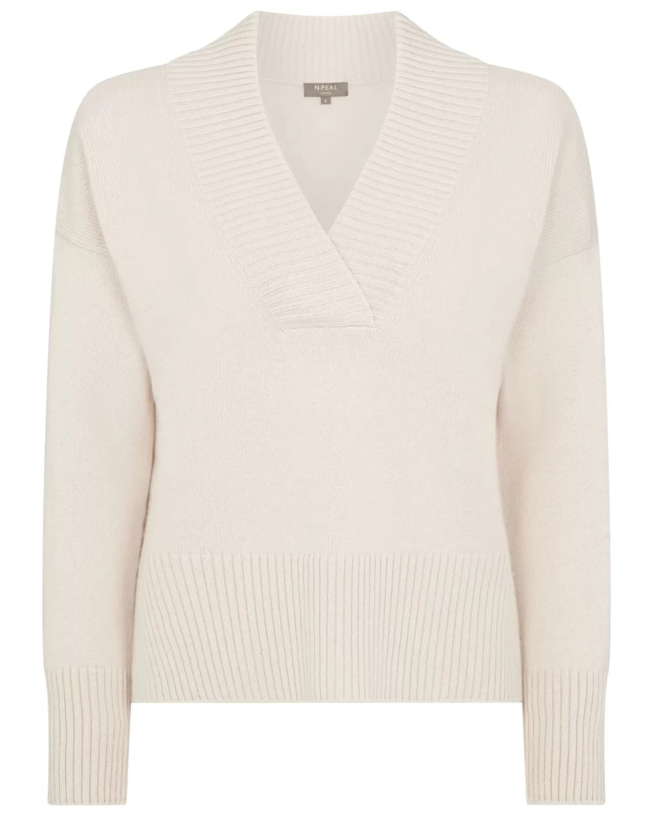 Women N.Peal V Necks | Women'S Deep V Neck Cashmere Jumper