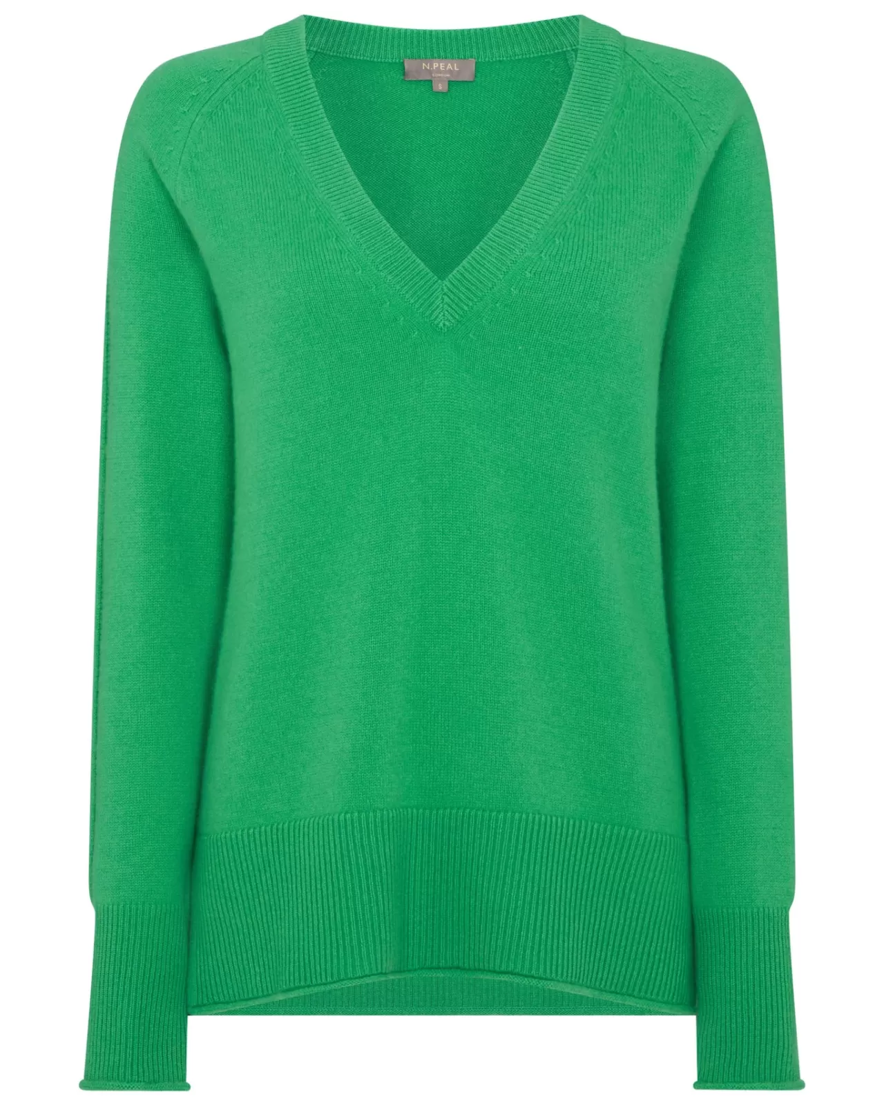 Women N.Peal V Necks | Women'S Deep V Neck Longline Cashmere Jumper