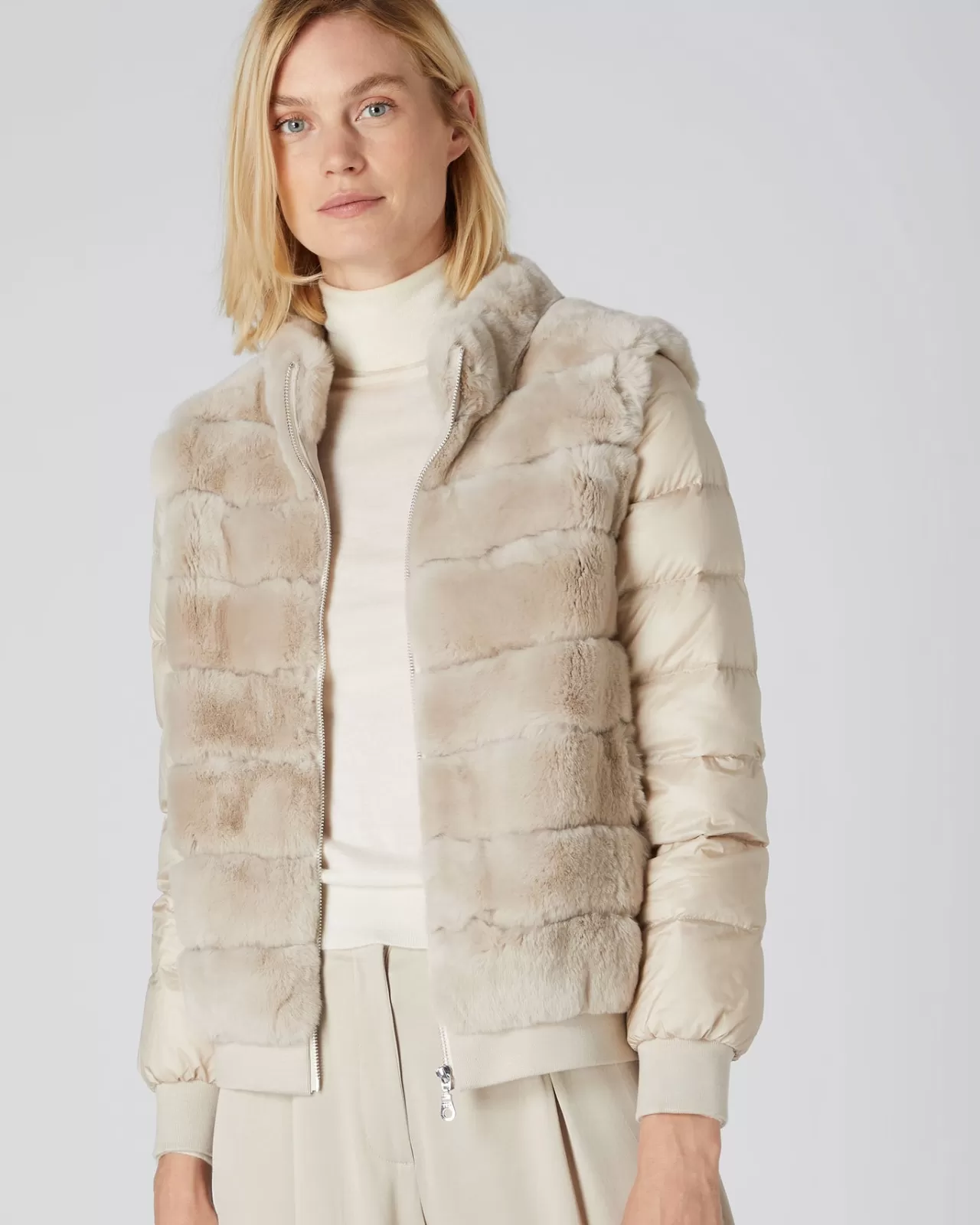 Women N.Peal Coats & Jackets | Women'S Detachable Sleeve Gilet