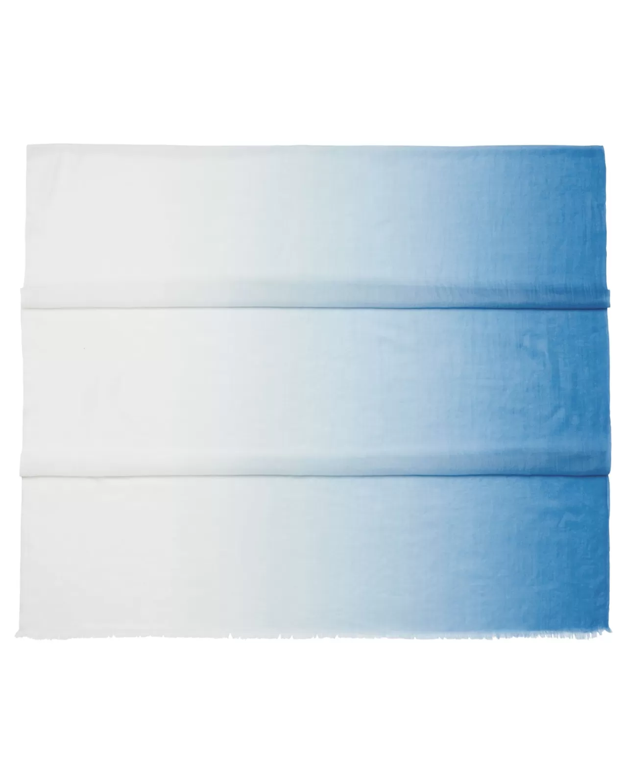 Women N.Peal Cashmere Scarves | Women'S Dip Dye Cashmere Scarf + Zanzibar Blue