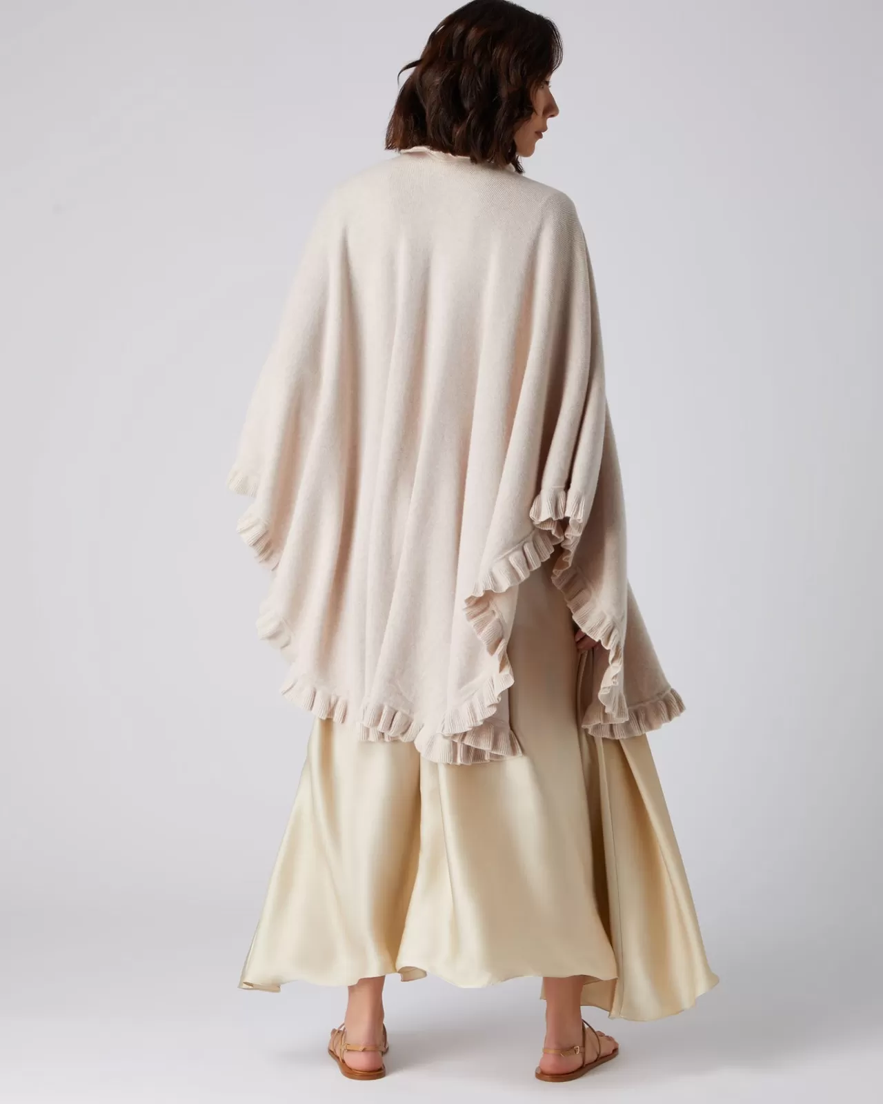 Women N.Peal Capes & Ponchos | Women'S Frill Cashmere Cape