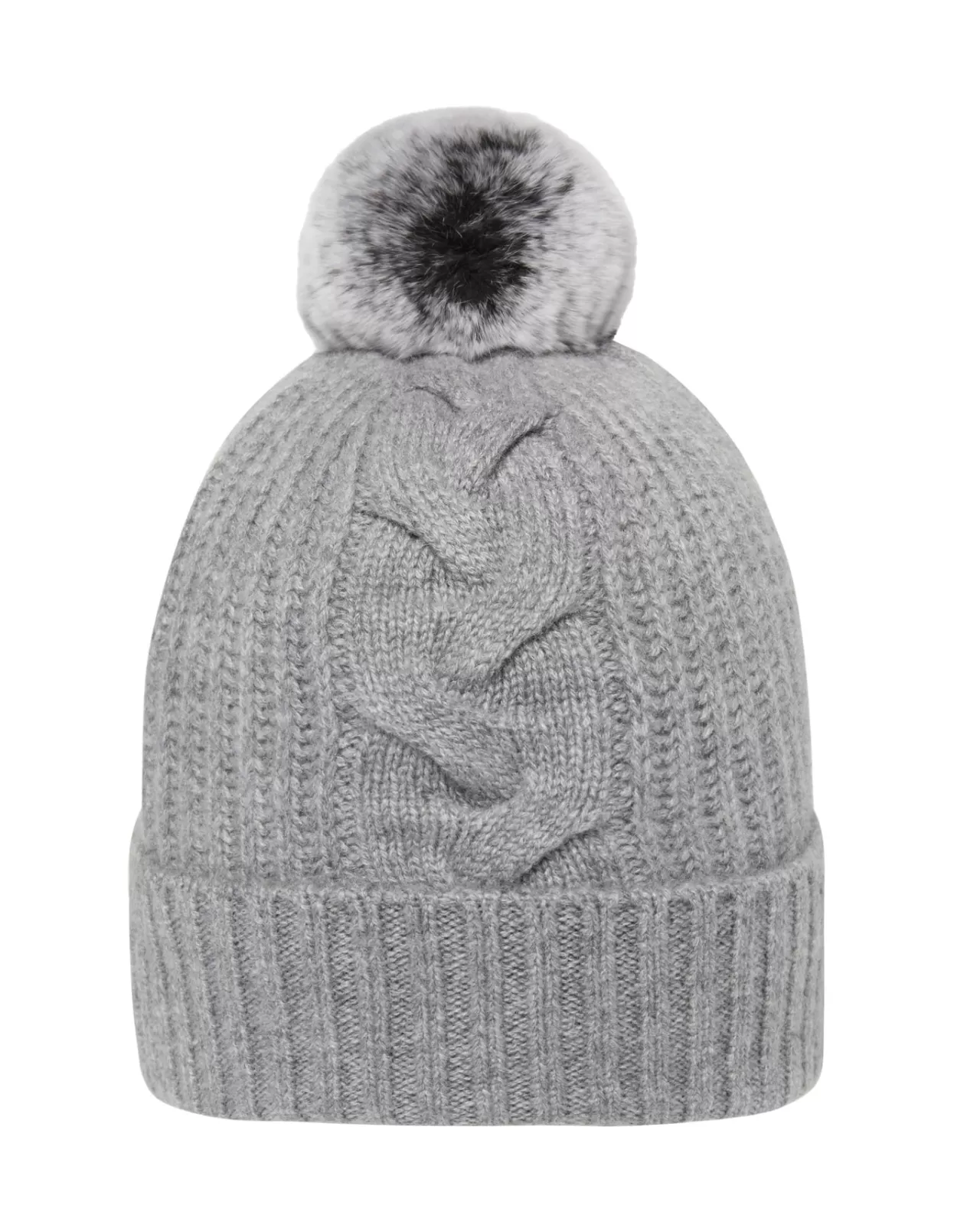 Women N.Peal Hats | Women'S Fur Bobble Cable Hat