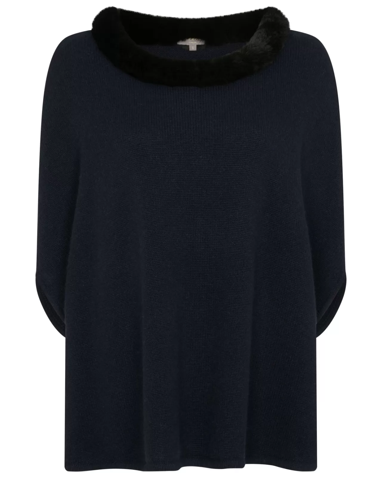 Women N.Peal Capes & Ponchos | Women'S Fur Collar Poncho