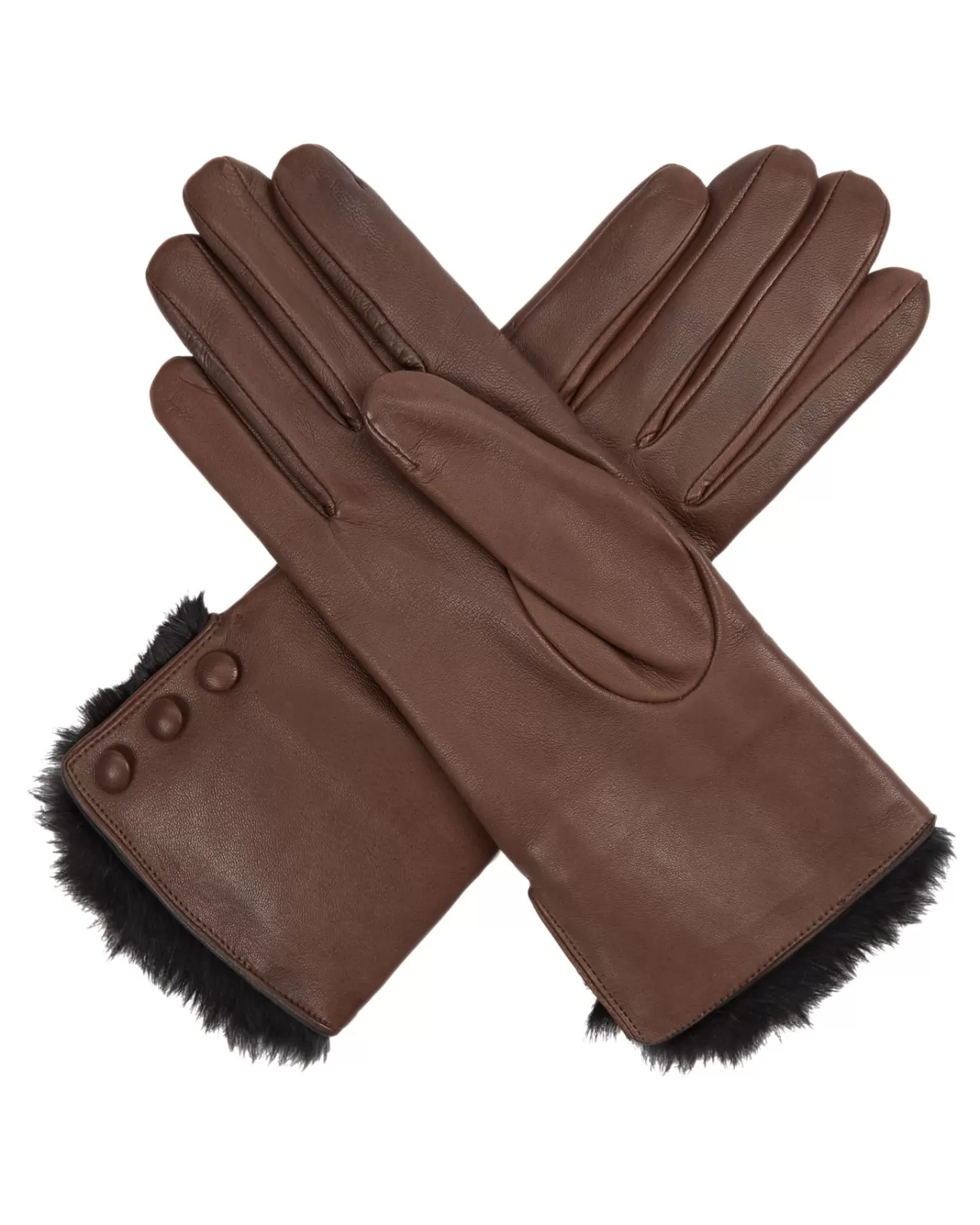 Women N.Peal Gloves | Women'S Fur Lined Leather Gloves