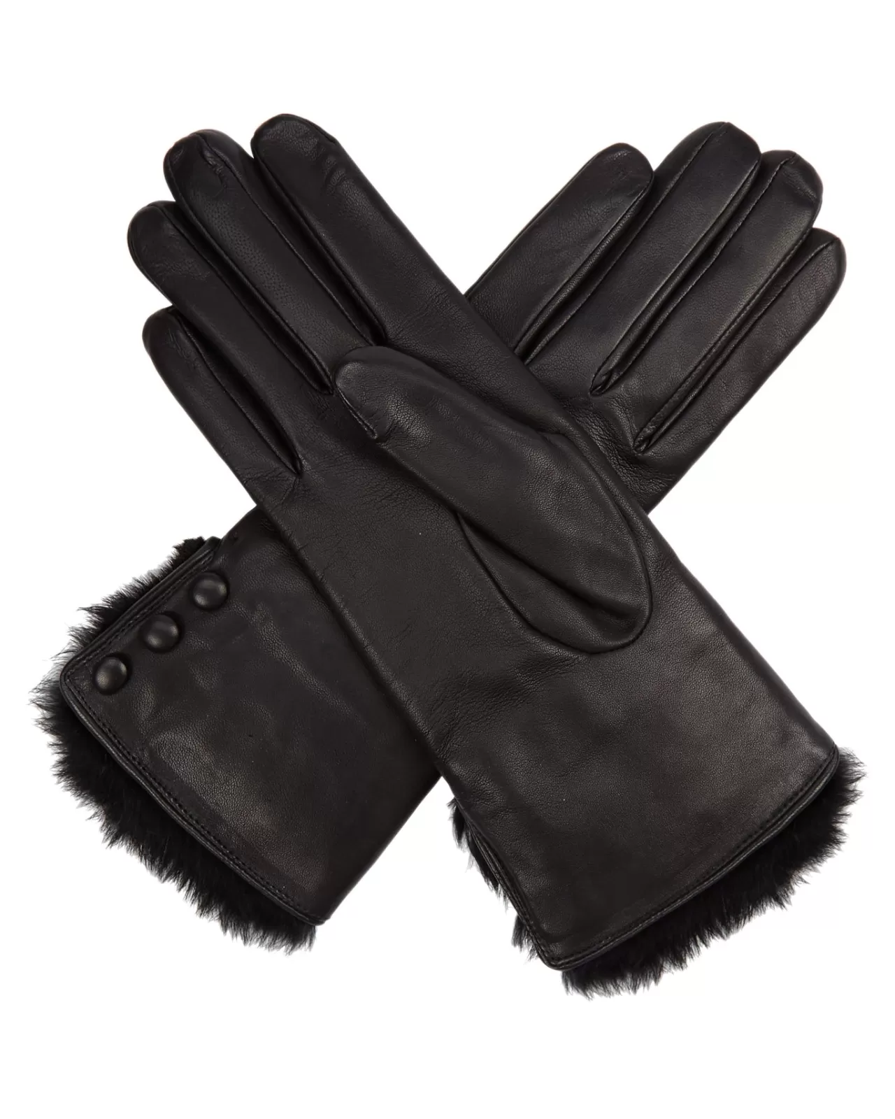 Women N.Peal Gloves | Women'S Fur Lined Leather Gloves