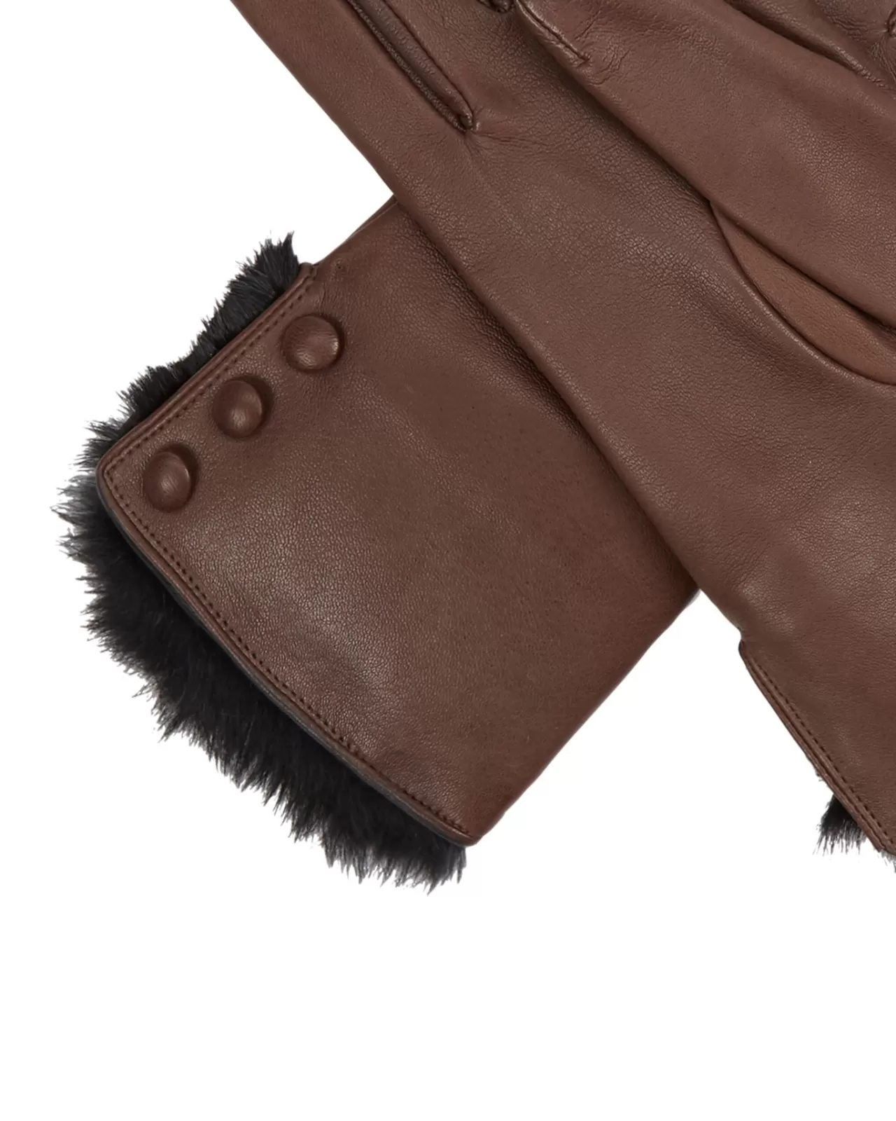 Women N.Peal Gloves | Women'S Fur Lined Leather Gloves