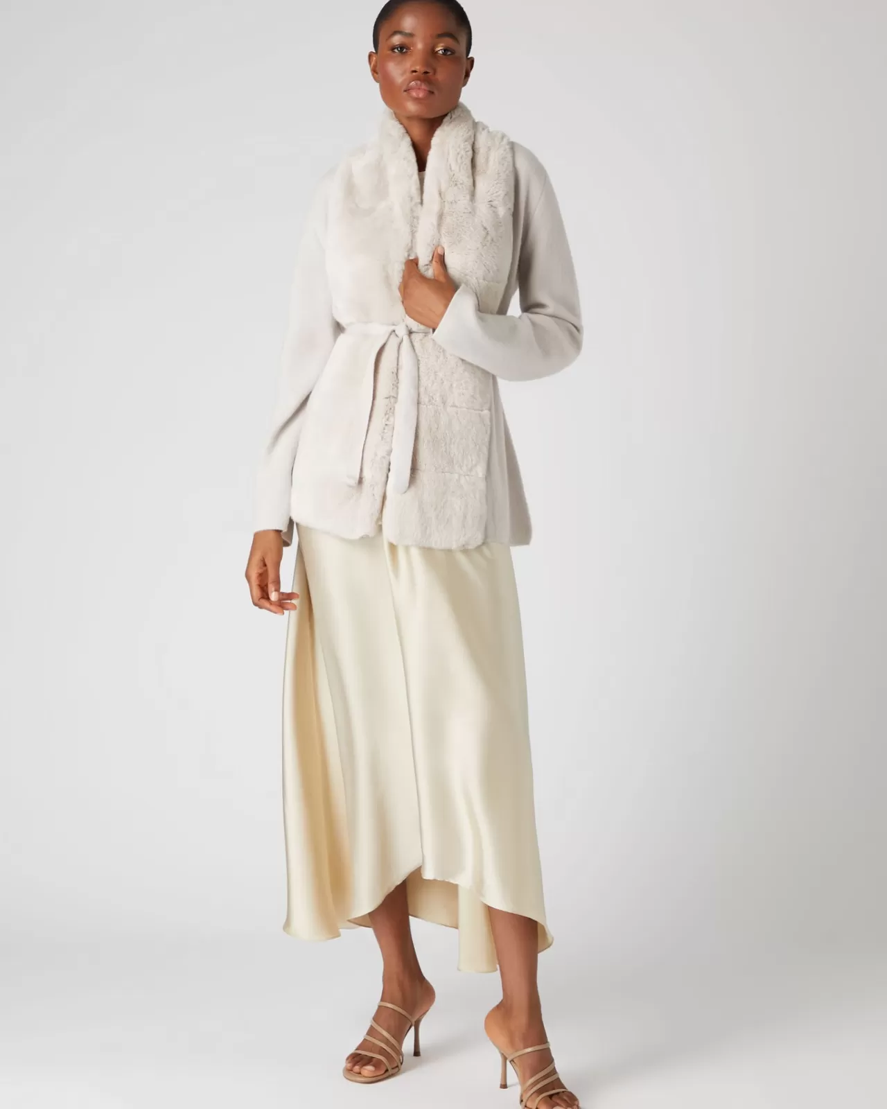 Women N.Peal Cardigans | Women'S Fur Placket Cardigan