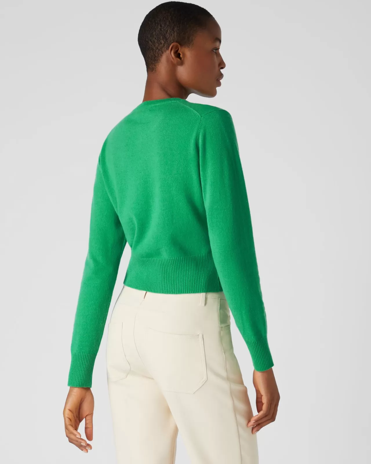 womens_long_sleeve_cropped_cashmere_cardigan_3-4.webp Women N.Peal Cardigans | Women'S Long Sleeve Cropped Cashmere Cardigan