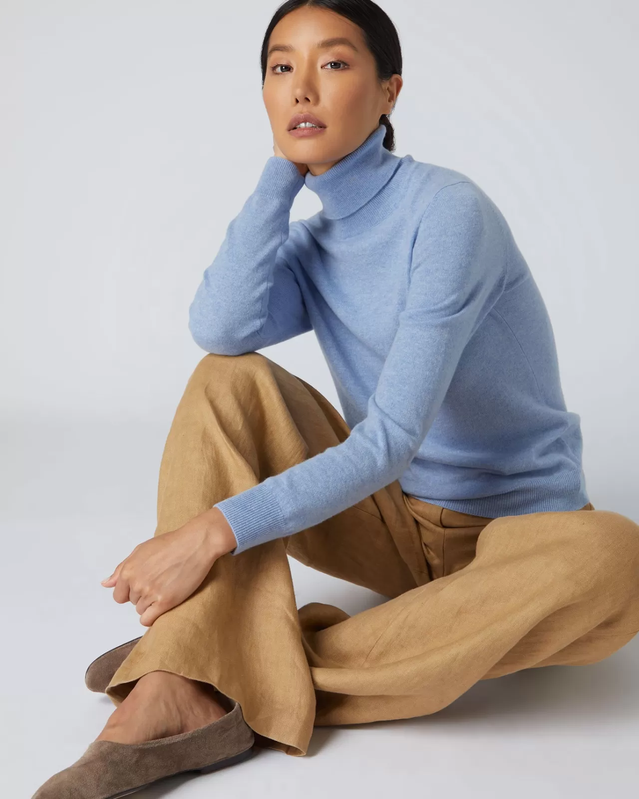 Women N.Peal Roll Necks | Women'S Polo Neck Cashmere Jumper