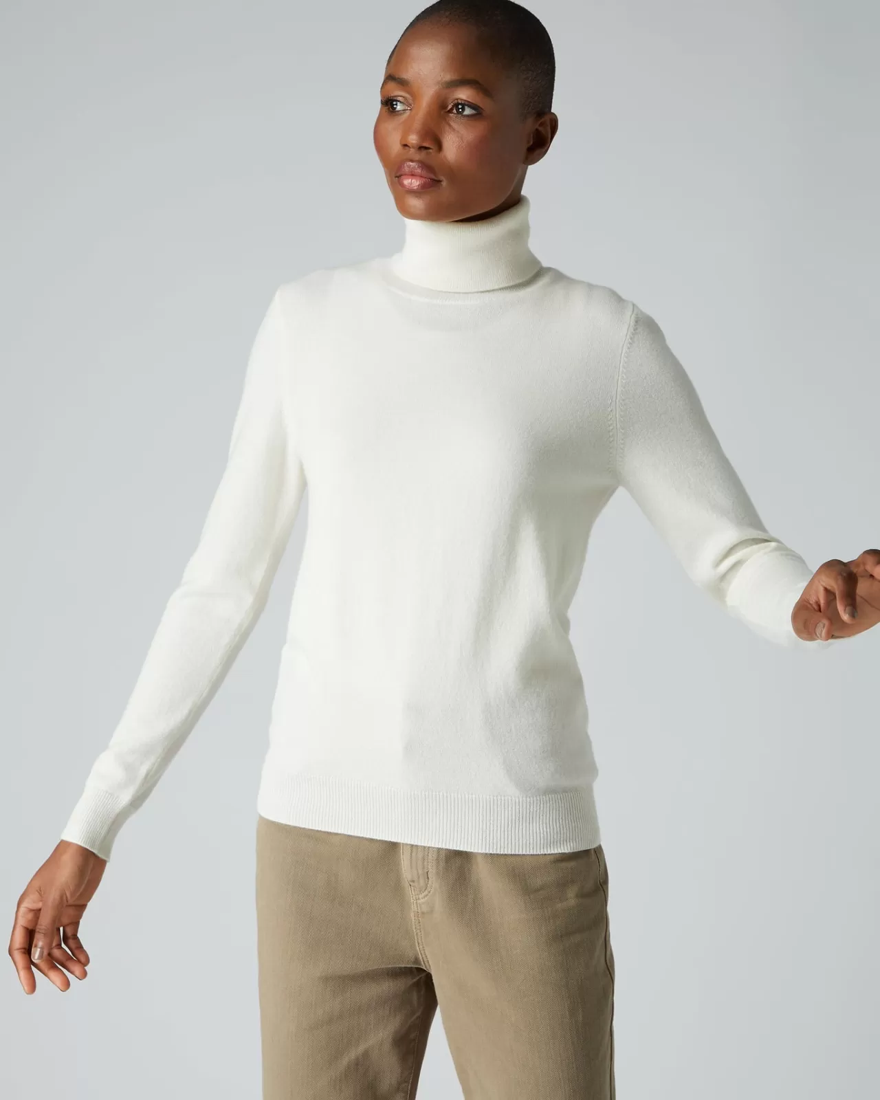 Women N.Peal Roll Necks | Women'S Polo Neck Cashmere Jumper