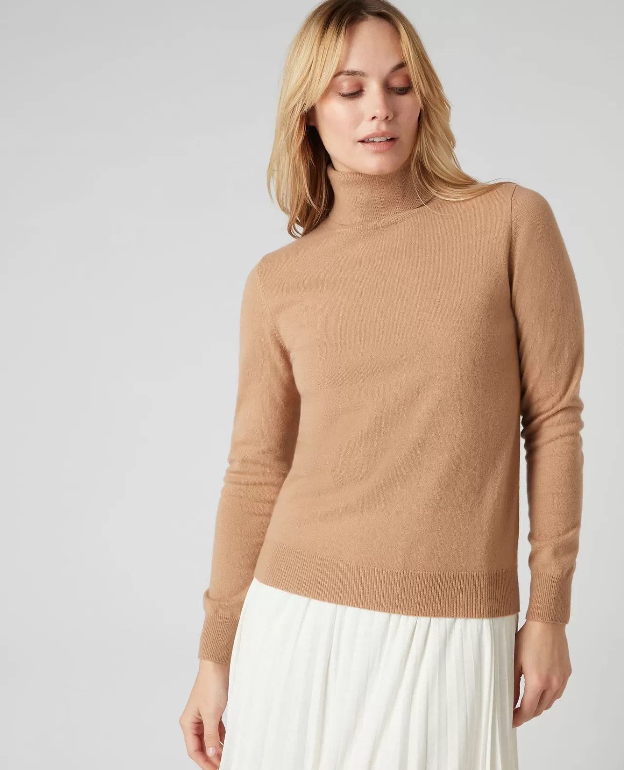 Women N.Peal Roll Necks | Women'S Polo Neck Cashmere Jumper