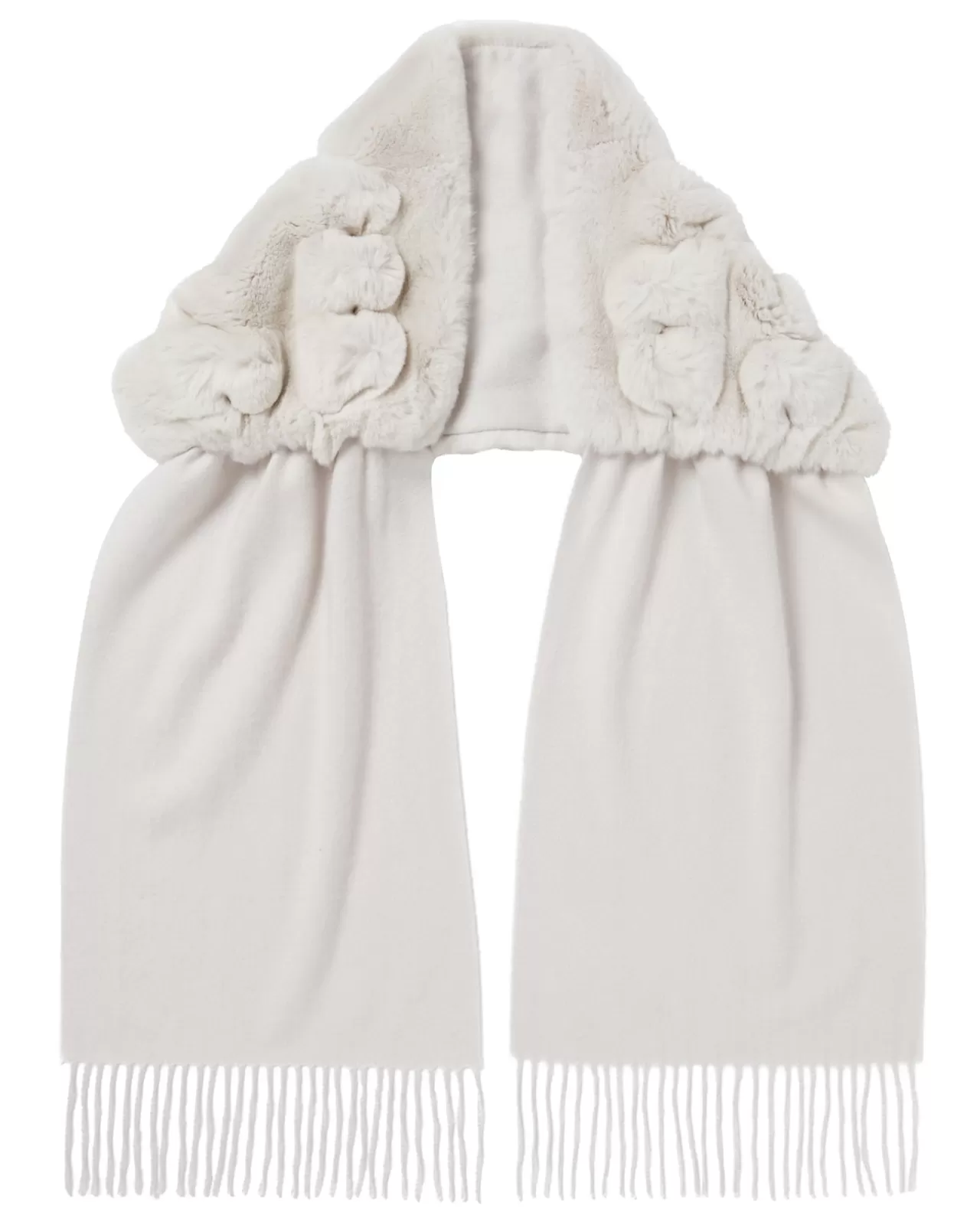 Women N.Peal Cashmere Scarves | Women'S Rabbit Fur Scarf