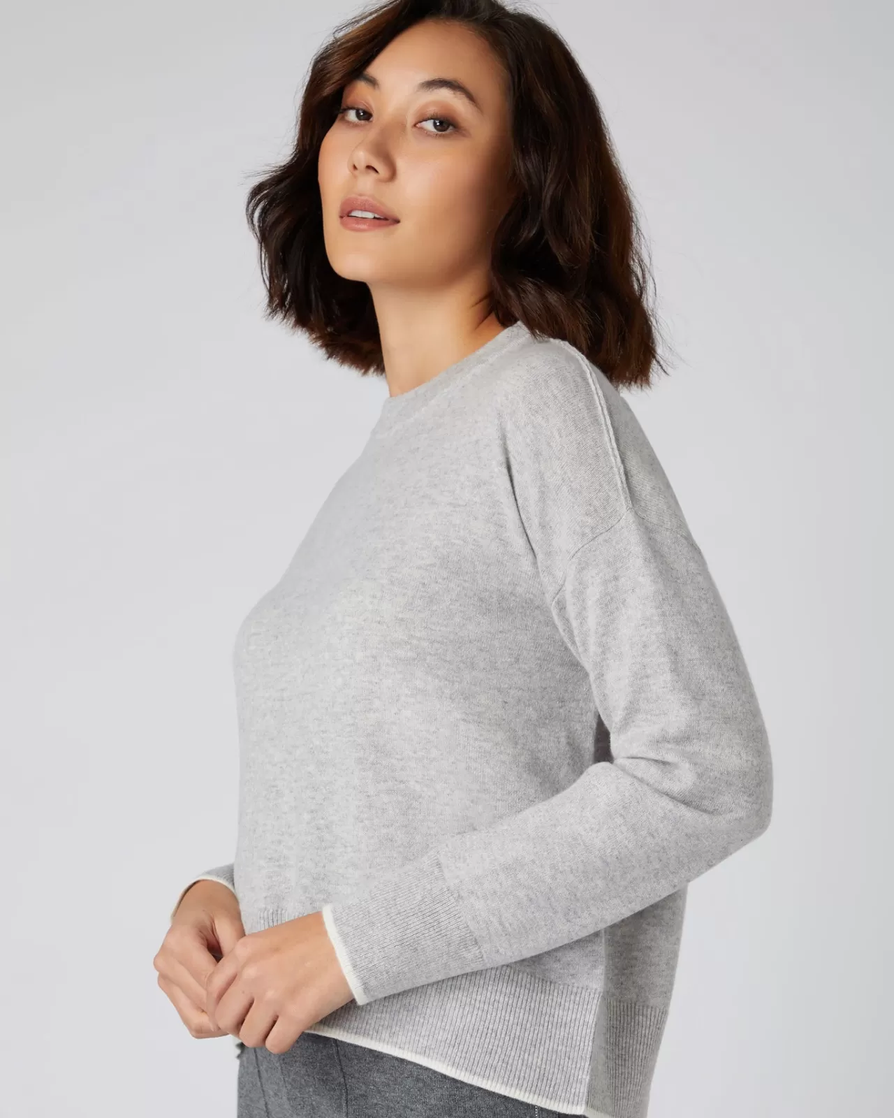 Women N.Peal Round Necks | Women'S Relaxed Crew Neck Cashmere Jumper