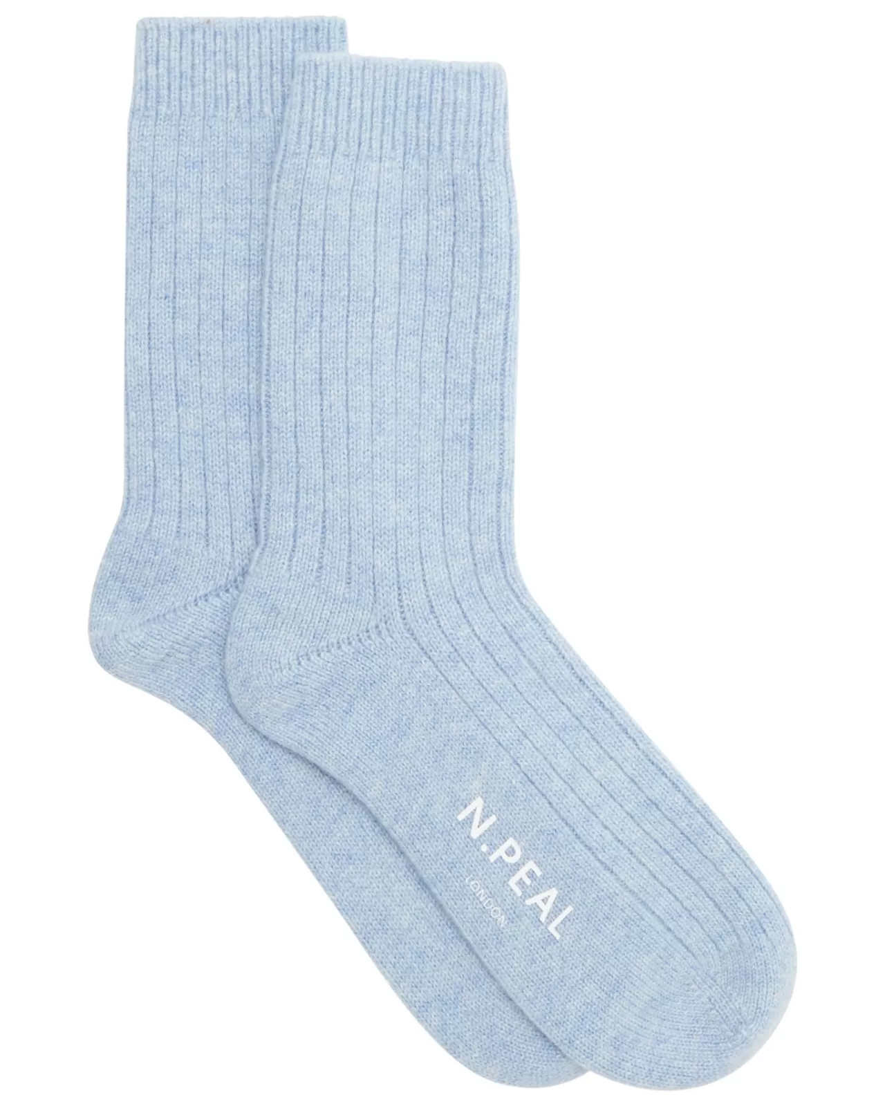 Women N.Peal Slippers & Socks | Women'S Rib Cashmere House Socks