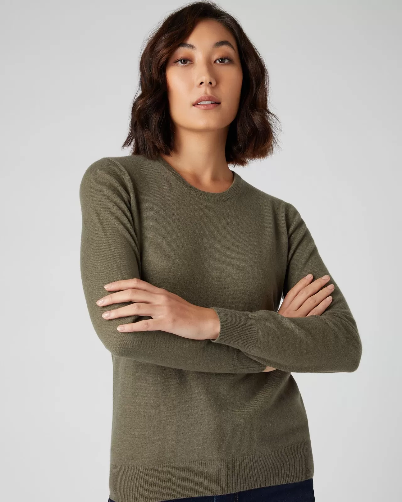 Women N.Peal Round Necks | Women'S Round Neck Cashmere Jumper