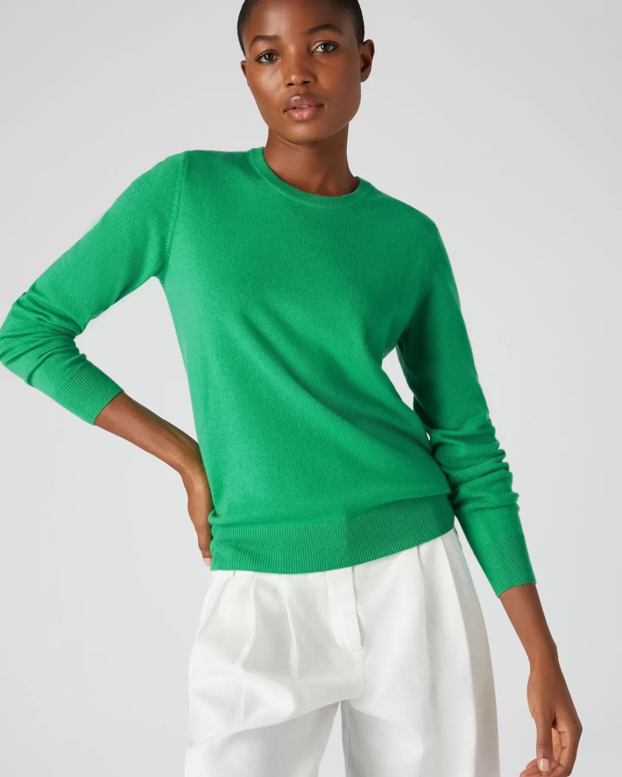 Women N.Peal Round Necks | Women'S Round Neck Cashmere Jumper