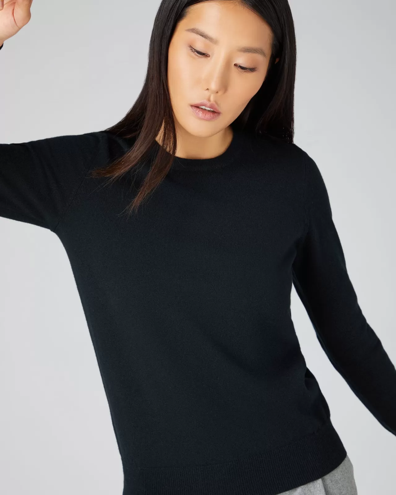 Women N.Peal Round Necks | Women'S Round Neck Cashmere Jumper