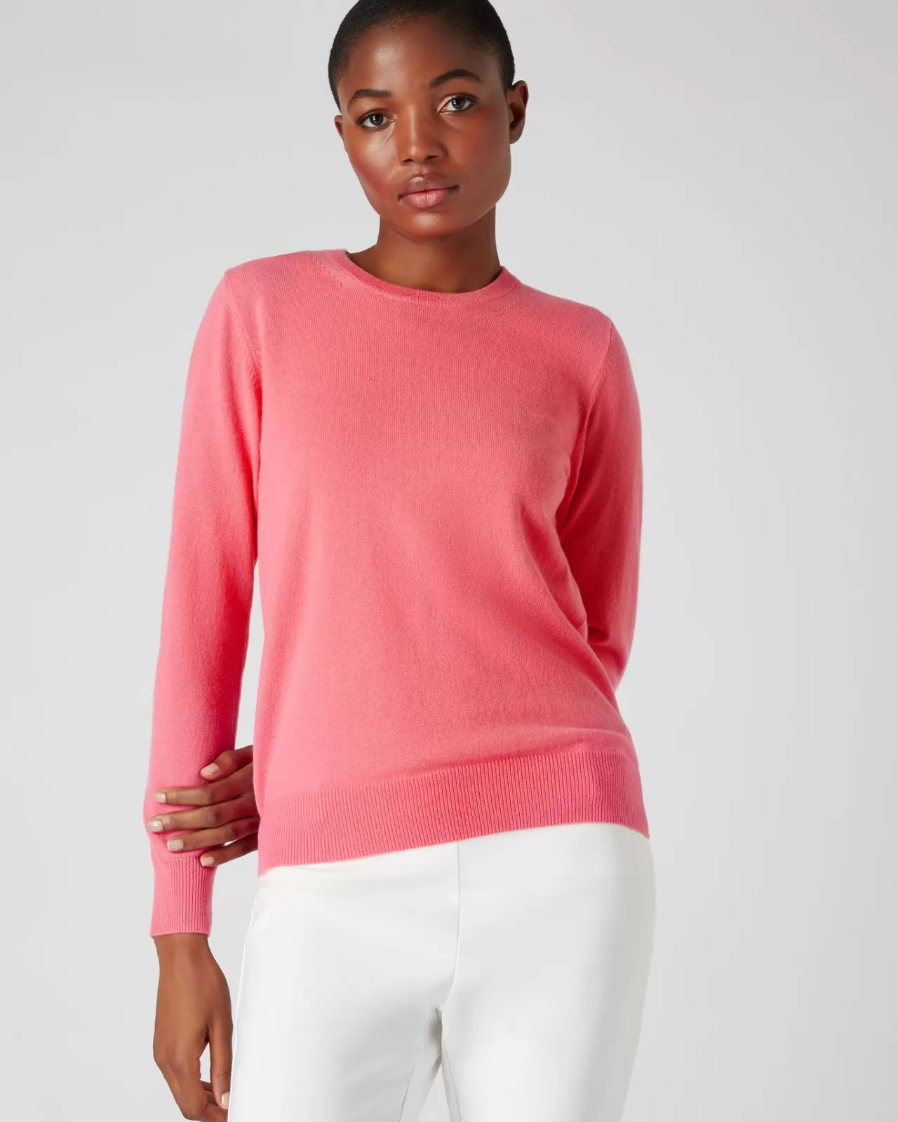 Women N.Peal Round Necks | Women'S Round Neck Cashmere Jumper