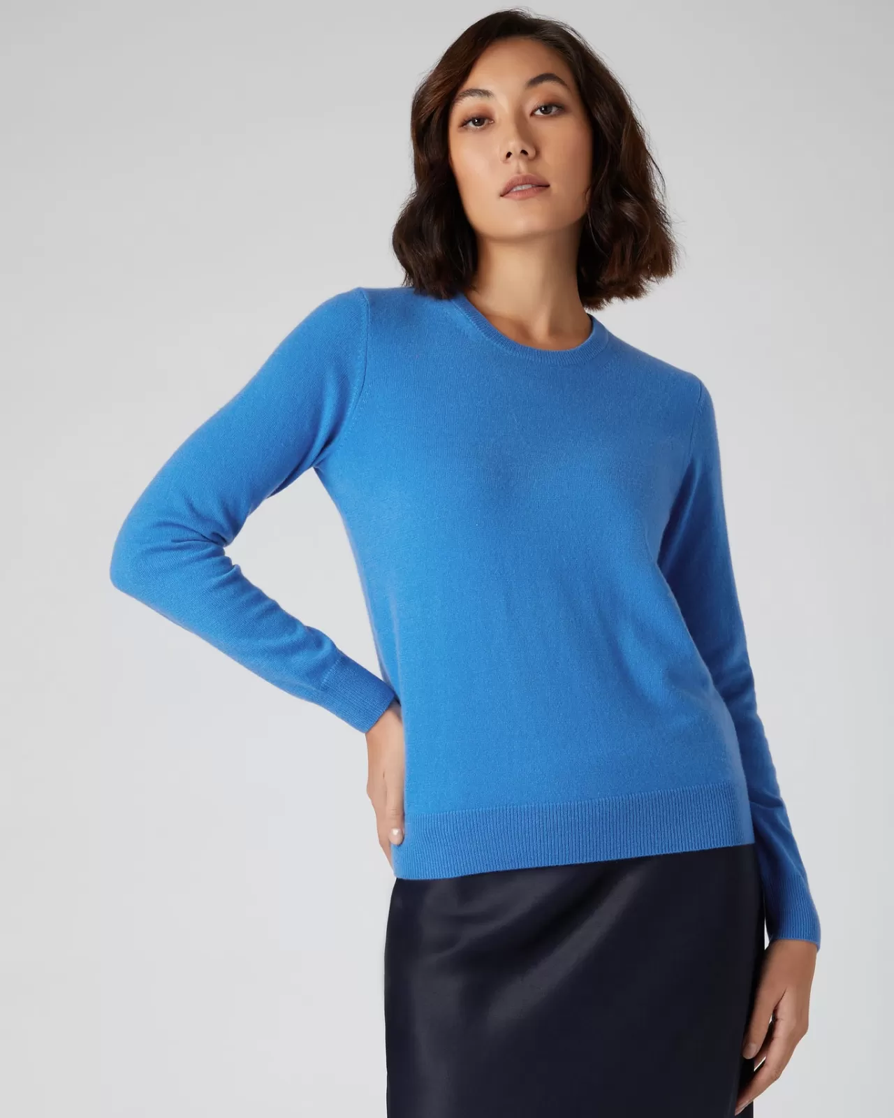 Women N.Peal Round Necks | Women'S Round Neck Cashmere Jumper