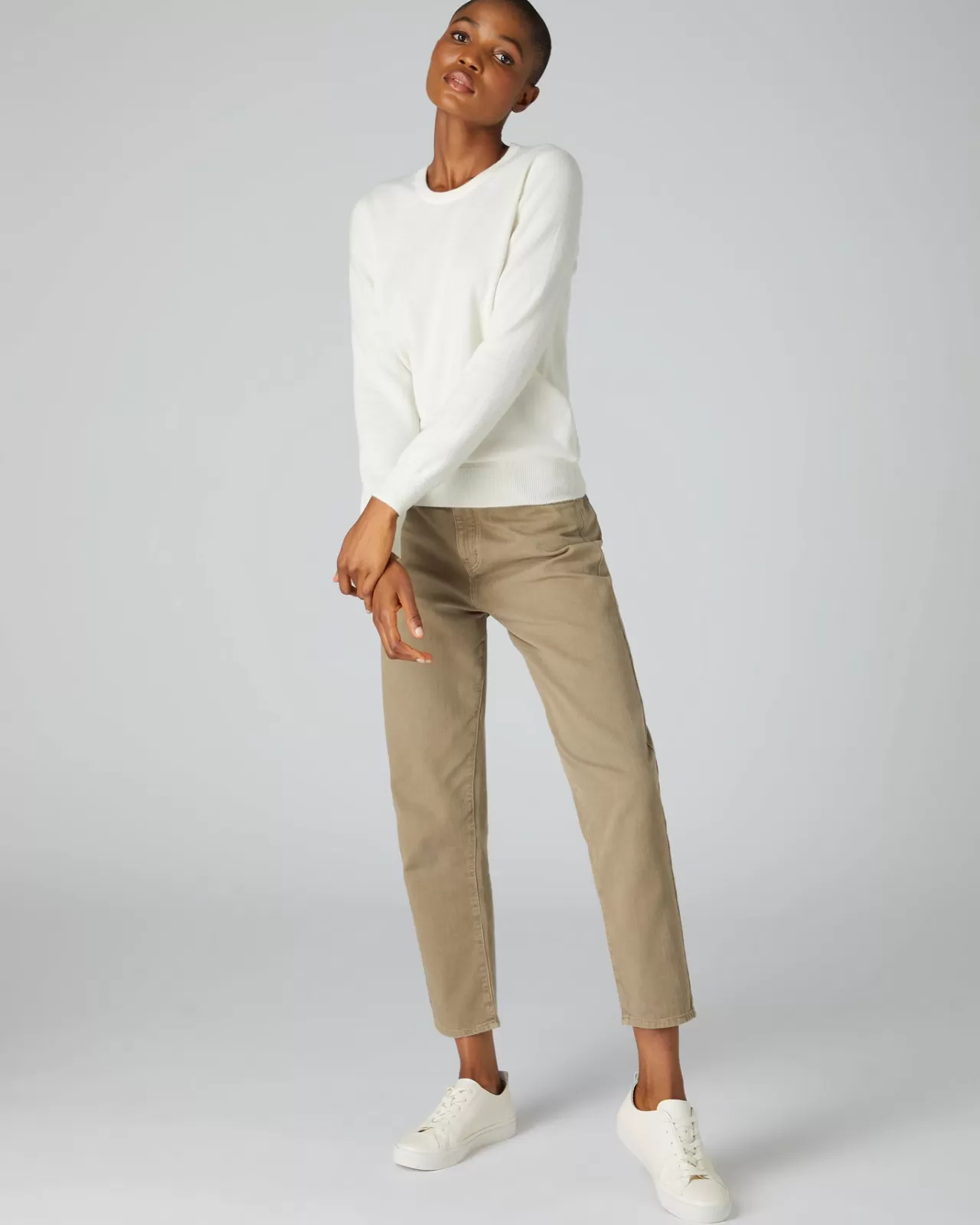 Women N.Peal Round Necks | Women'S Round Neck Cashmere Jumper