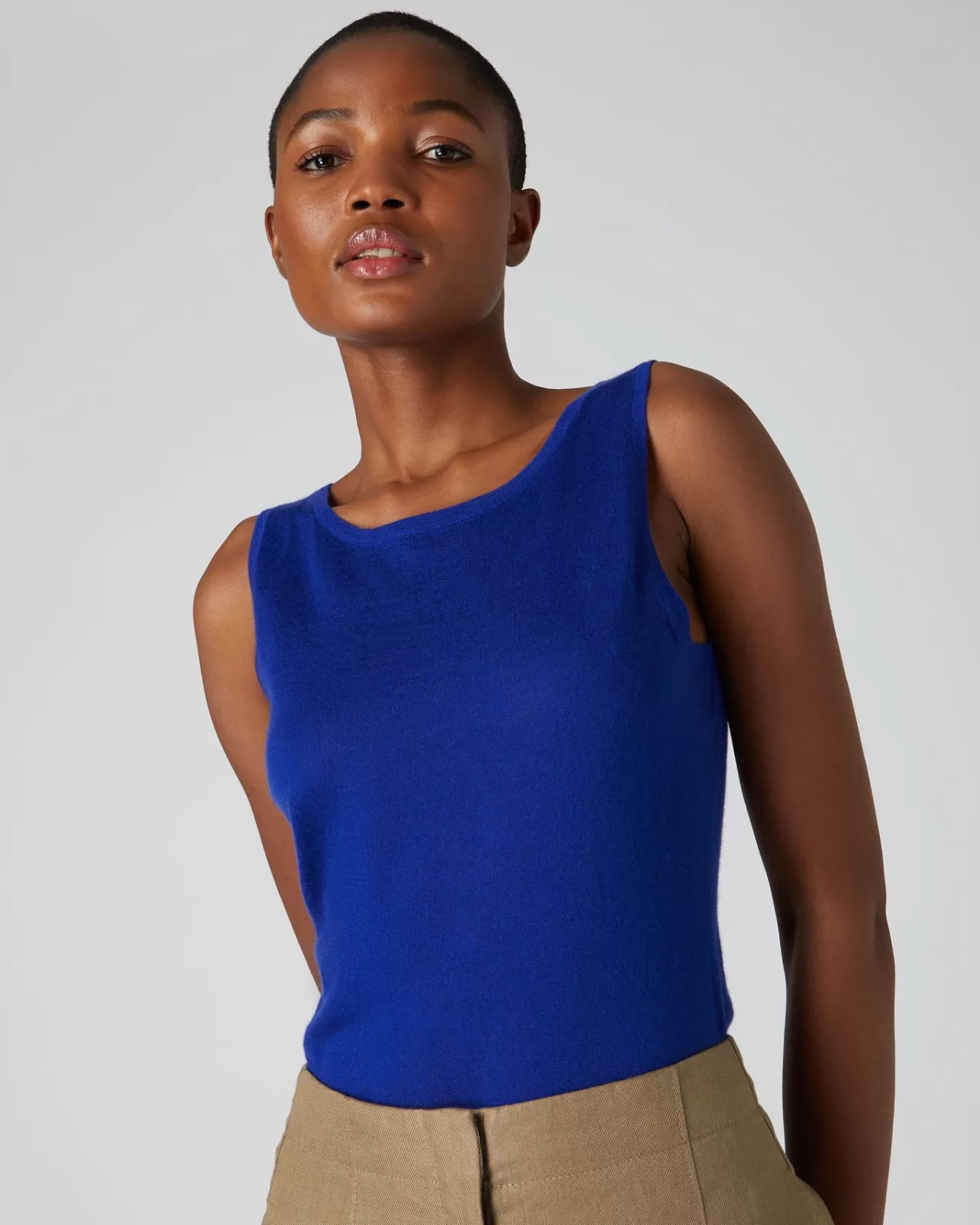 Women N.Peal Tops & T-Shirts | Women'S Superfine Cashmere Shell Top