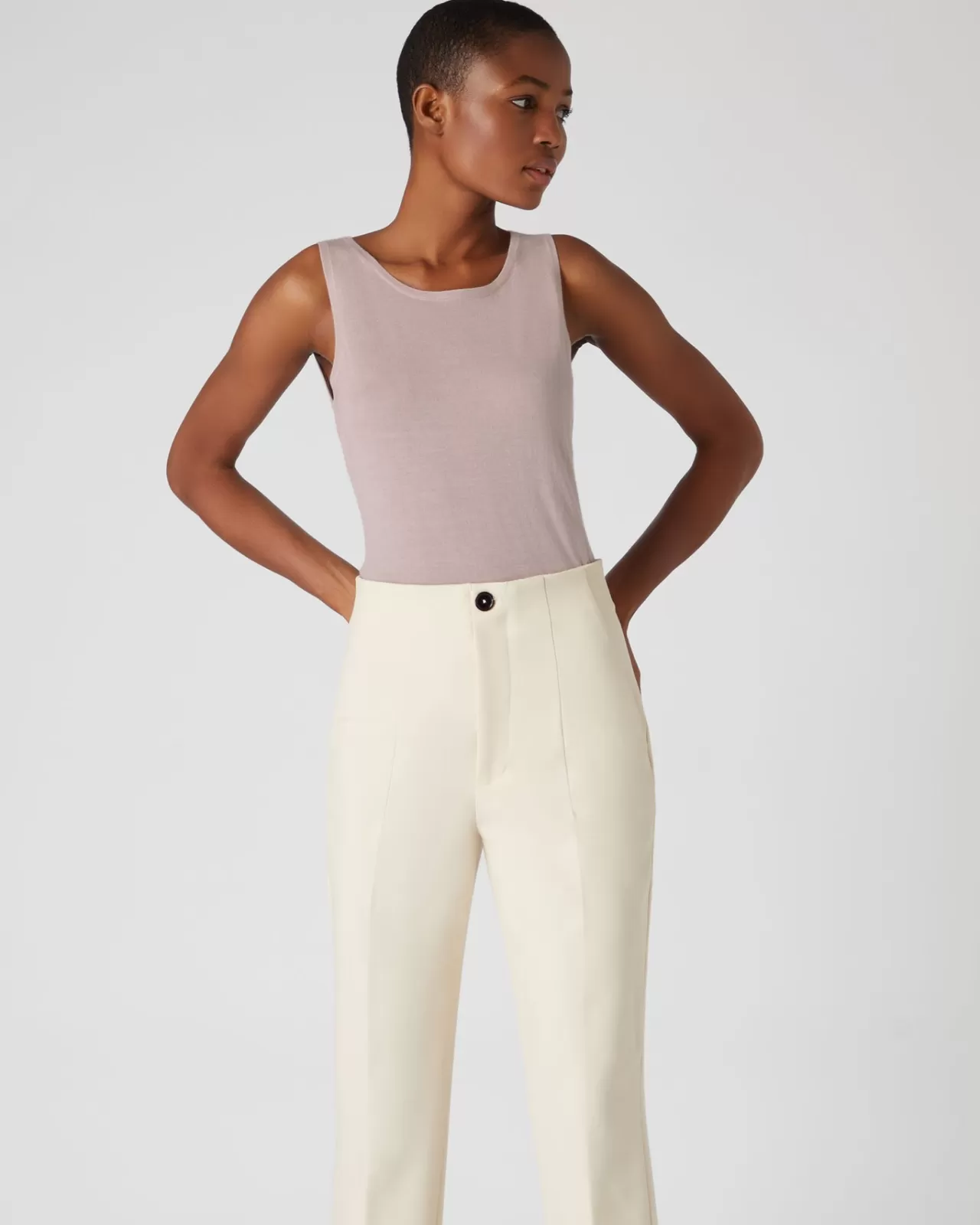 Women N.Peal Tops & T-Shirts | Women'S Superfine Cashmere Shell Top