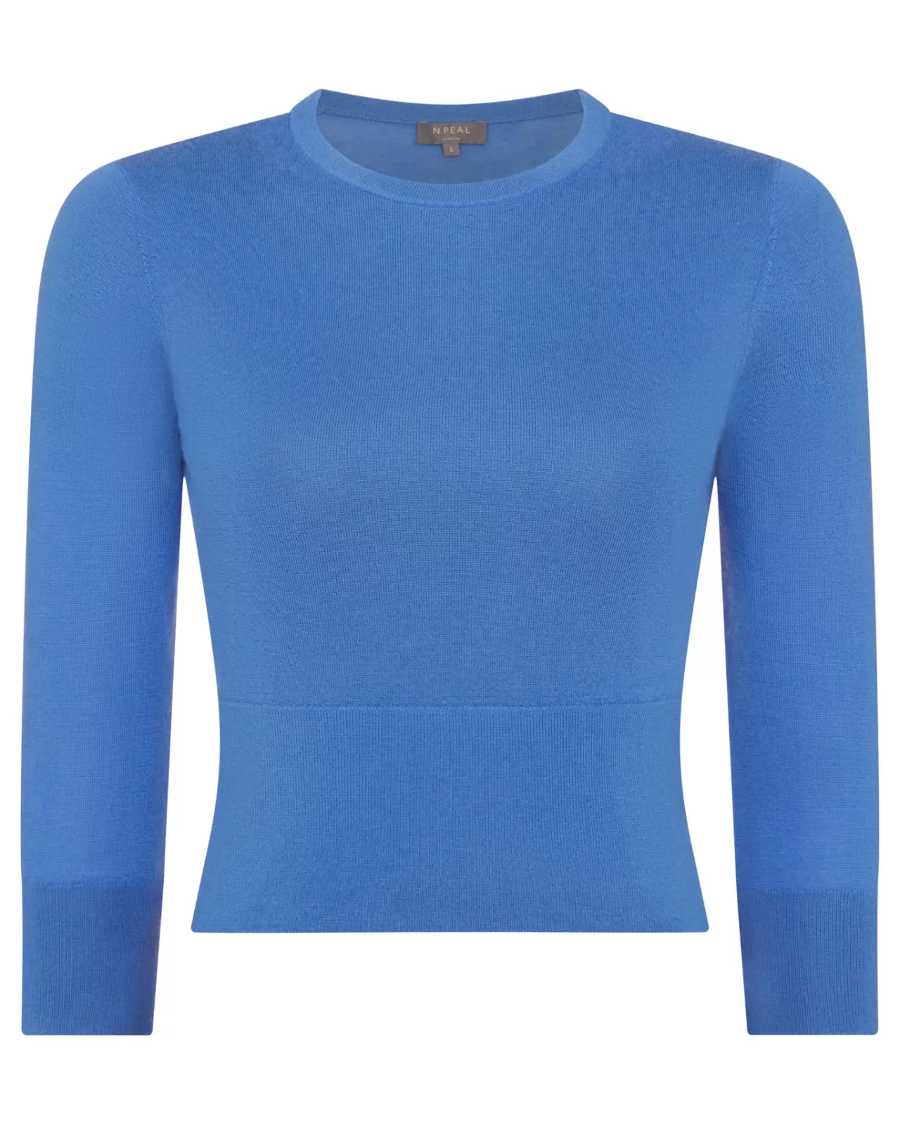 Women N.Peal Round Necks | Women'S Superfine Crop Cashmere Jumper