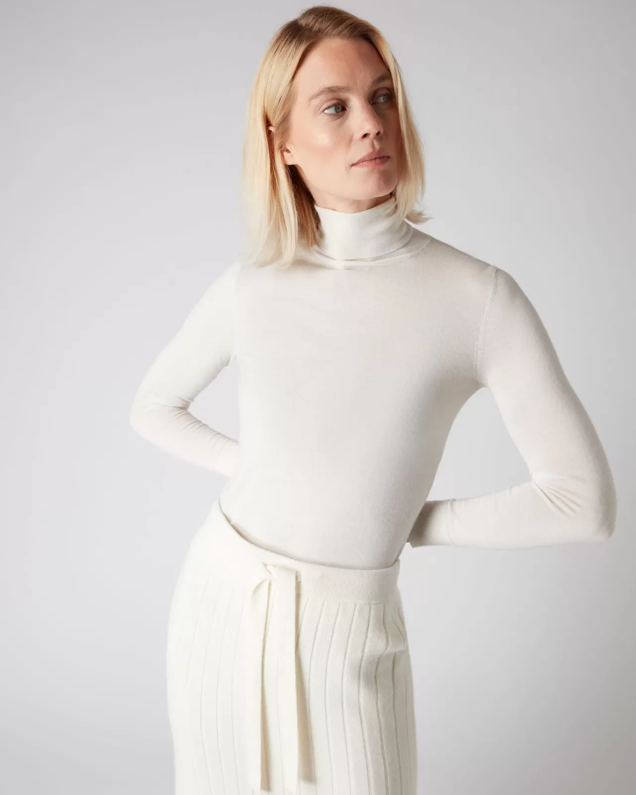 Women N.Peal Roll Necks | Women'S Superfine Roll Neck Cashmere Jumper