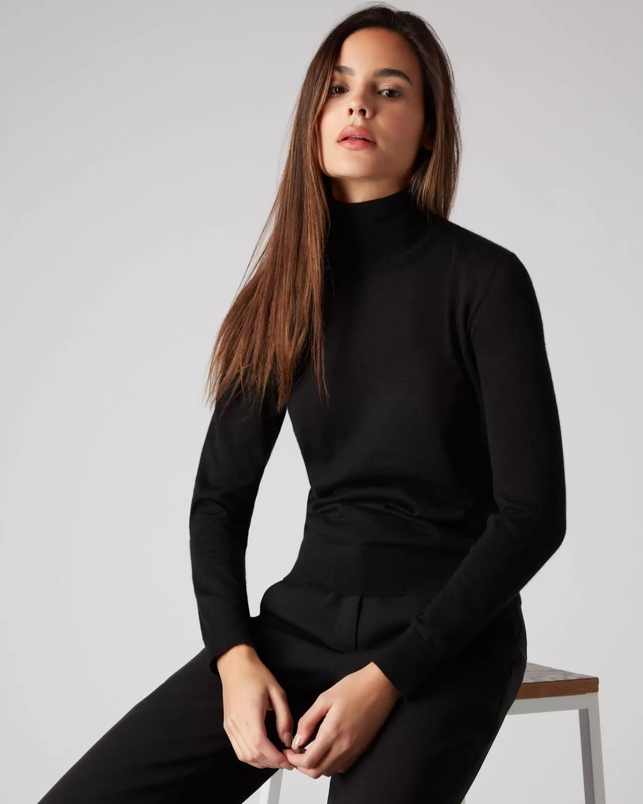 Women N.Peal Roll Necks | Women'S Superfine Roll Neck Cashmere Jumper