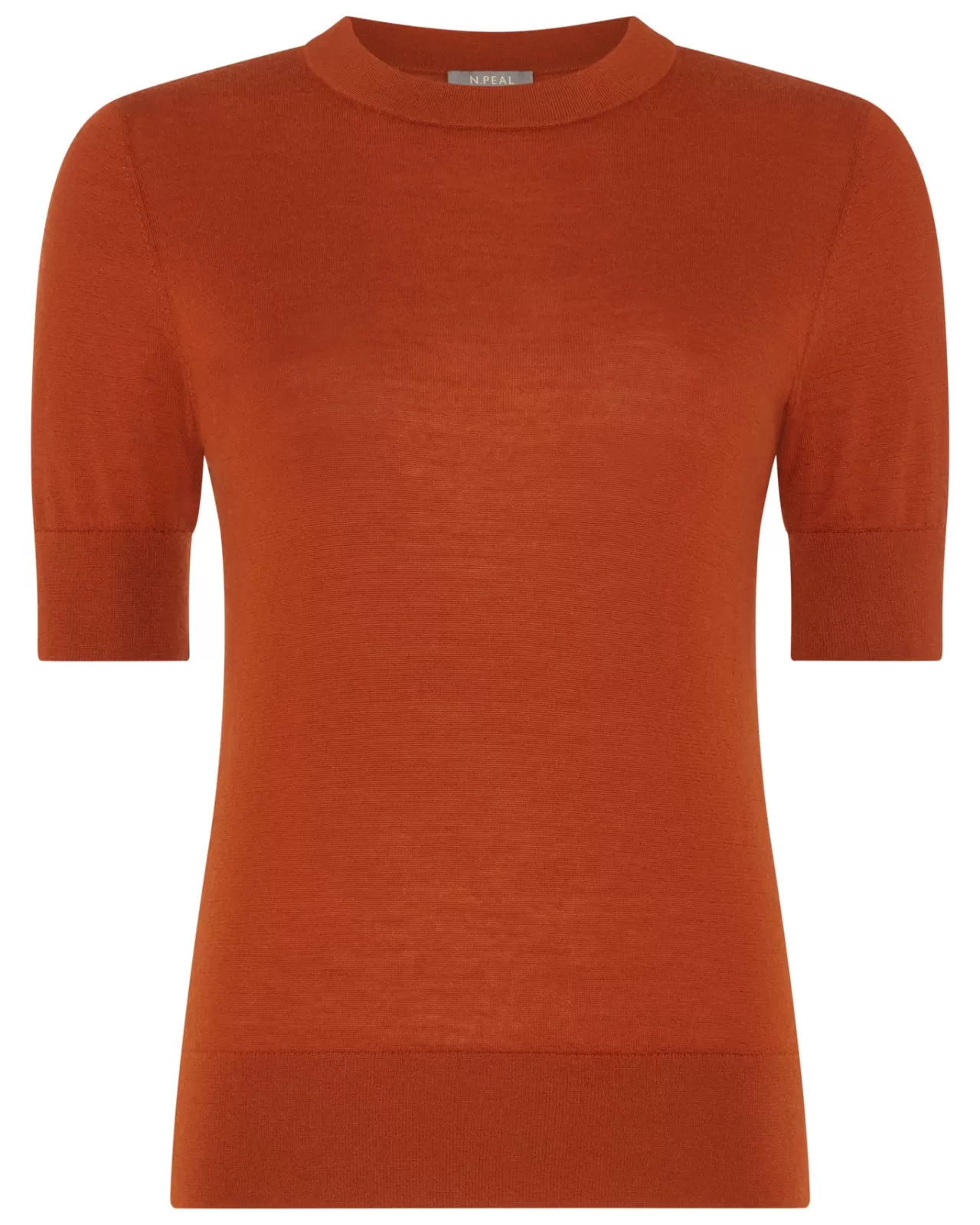 Women N.Peal Tops & T-Shirts | Women'S Superfine Round Neck Cashmere T Shirt