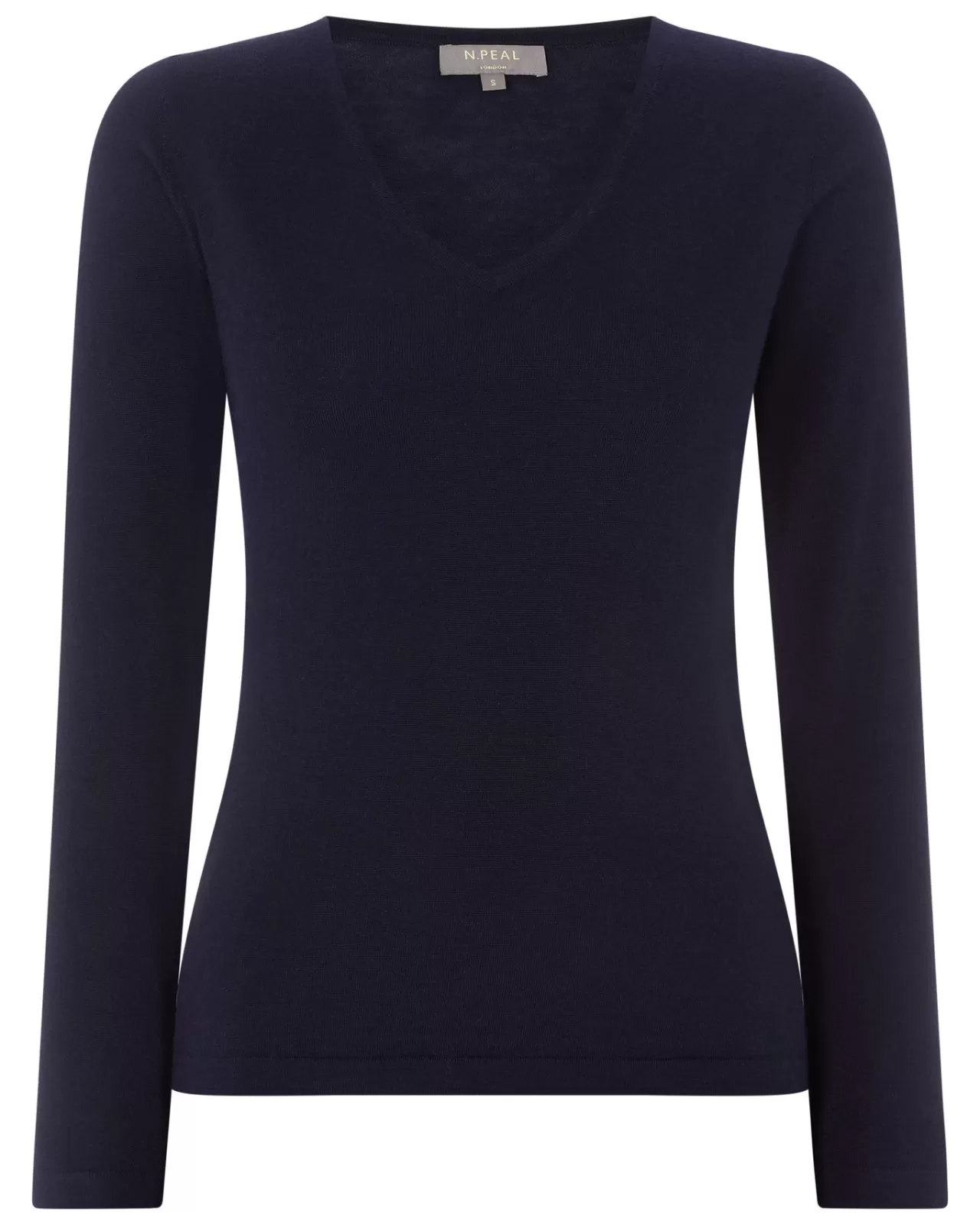 Women N.Peal Tops & T-Shirts | Women'S Superfine V Neck Cashmere Jumper