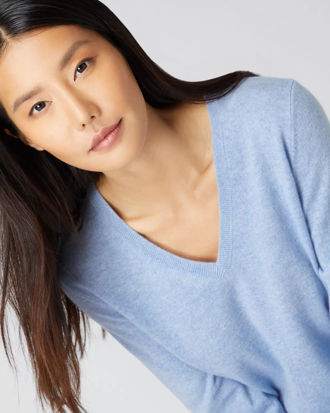 Women N.Peal V Necks | Women'S V Neck Cashmere Jumper